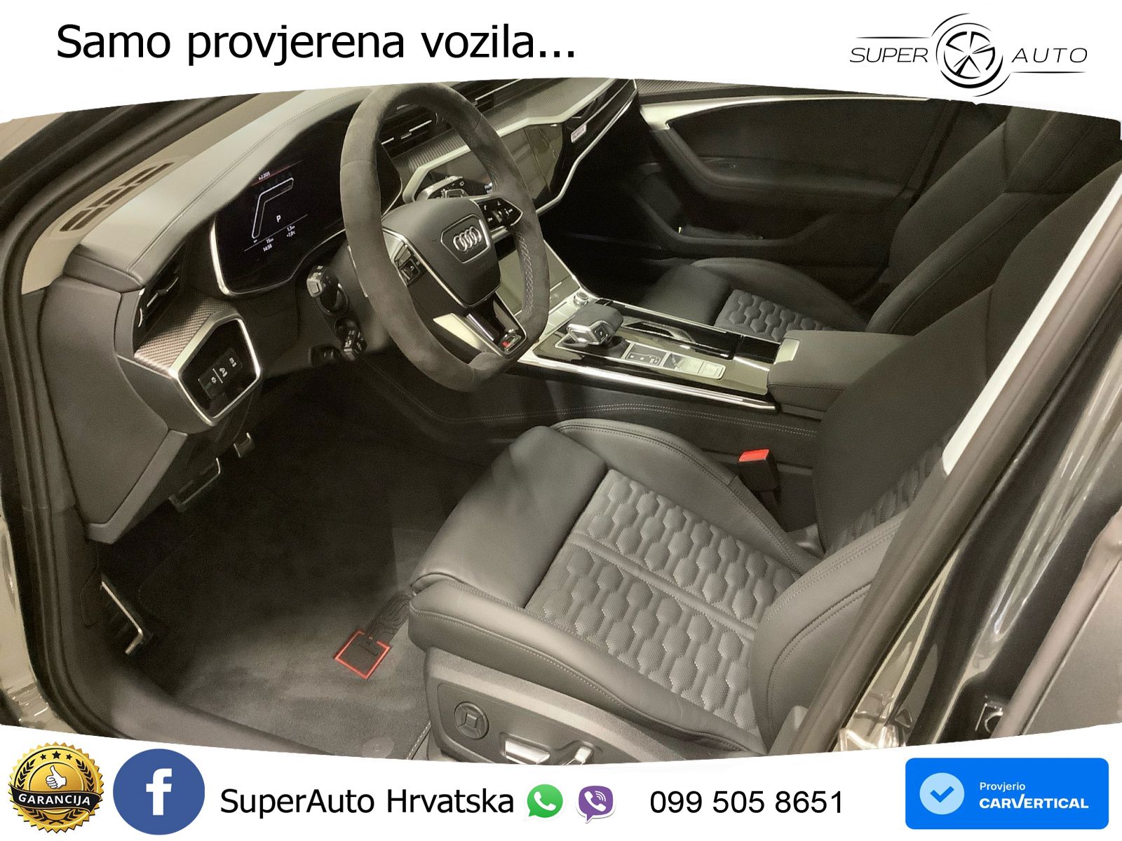 Audi RS6 Avant 4.0 TFSI V8 performance (630 KS)  quattro tiptronic MATRIX+GR SJED+KAM