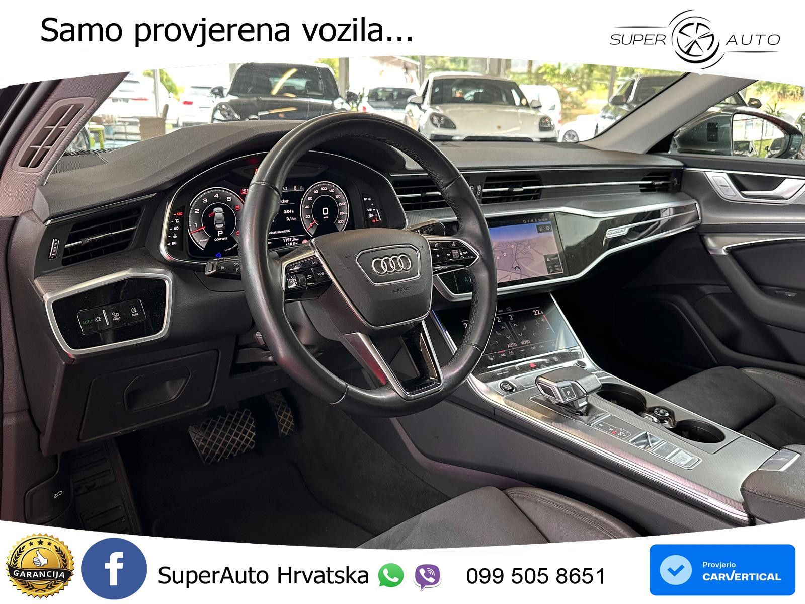 Audi A6 55 TFSI V6 (340 KS) quattro S tronic S line ZRAČNI+ACC+GR SJED+KAM