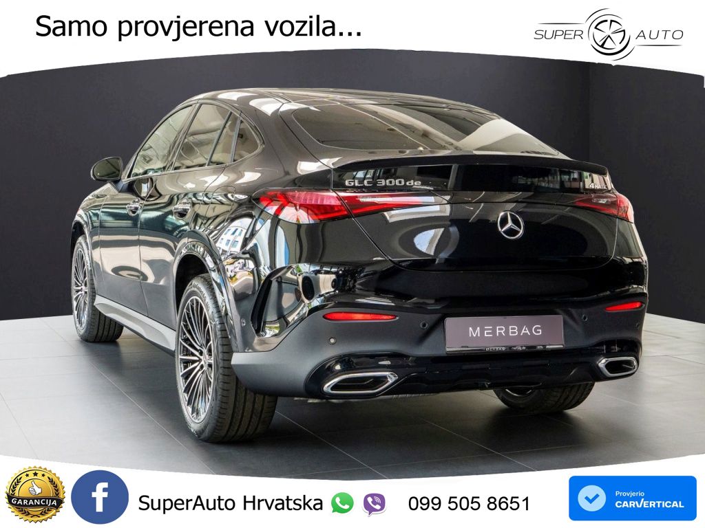 Mercedes GLC Coupe 300de (333 KS) 4MATIC 9G-TRONIC ACC+GR SJED+360+PANO