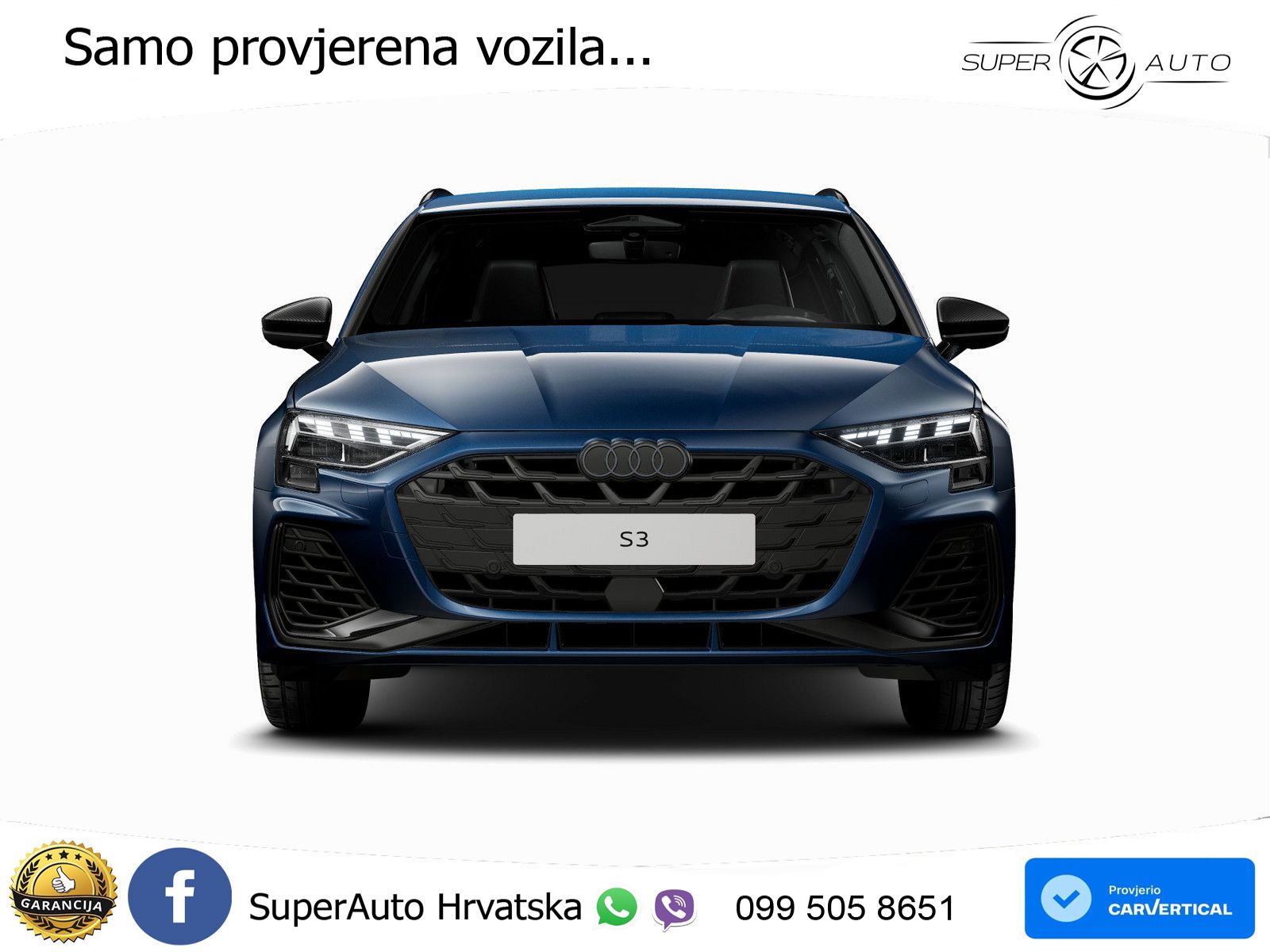 Audi S3 2.0 TFSI (333 KS) quattro S tronic MATRIX+GR SJED+KAM