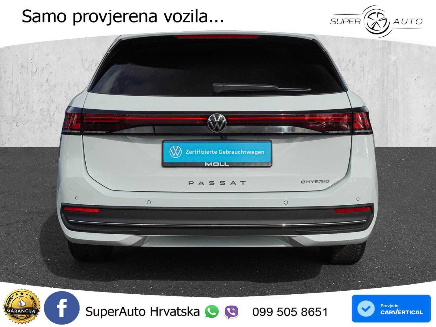 Volkswagen Passat Variant 1.5 TSI (204 KS) eHybrid DSG Business LED+GR SJED+ACC
