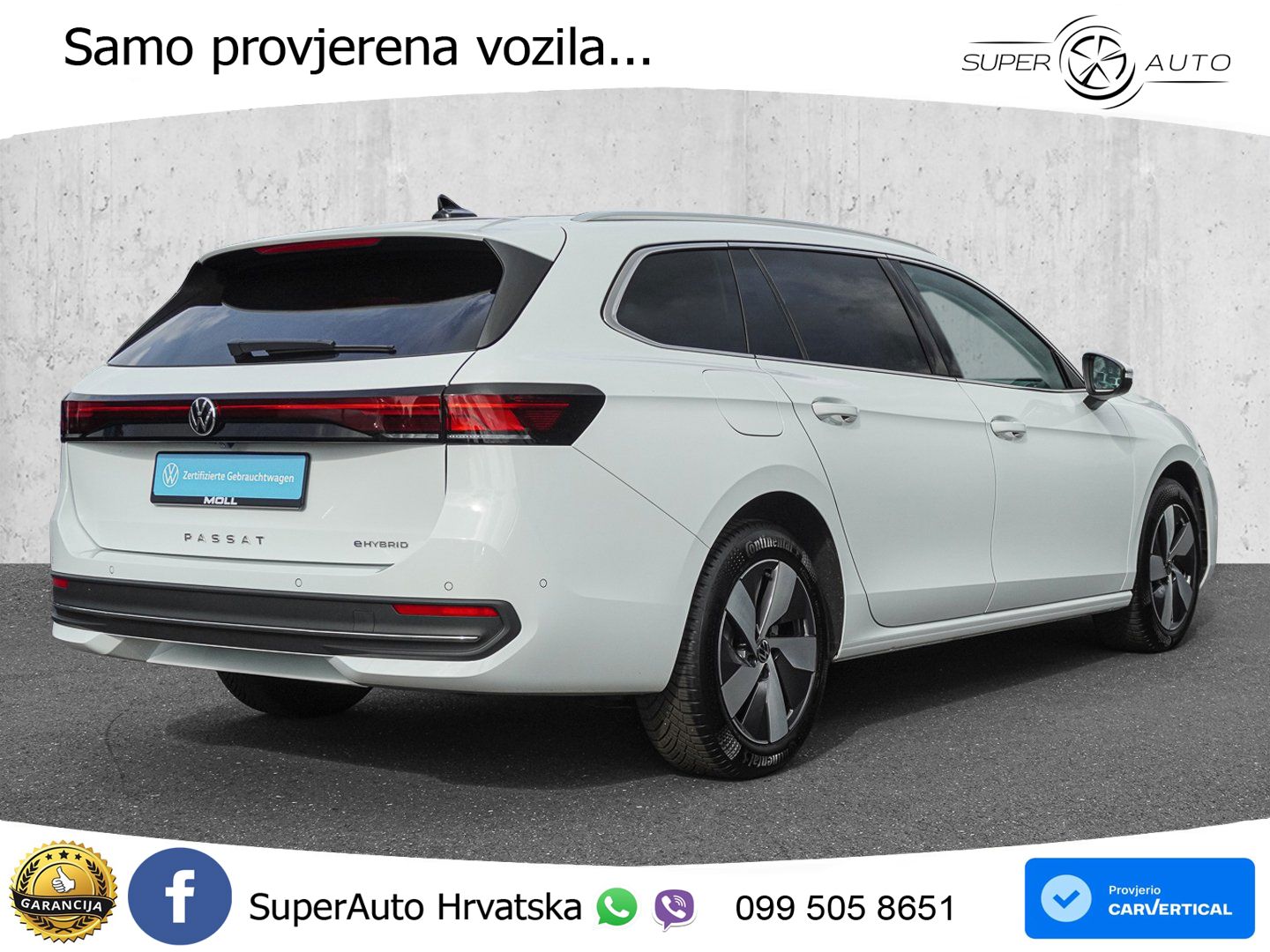 Volkswagen Passat Variant 1.5 TSI (204 KS) eHybrid DSG Business LED+GR SJED+ACC