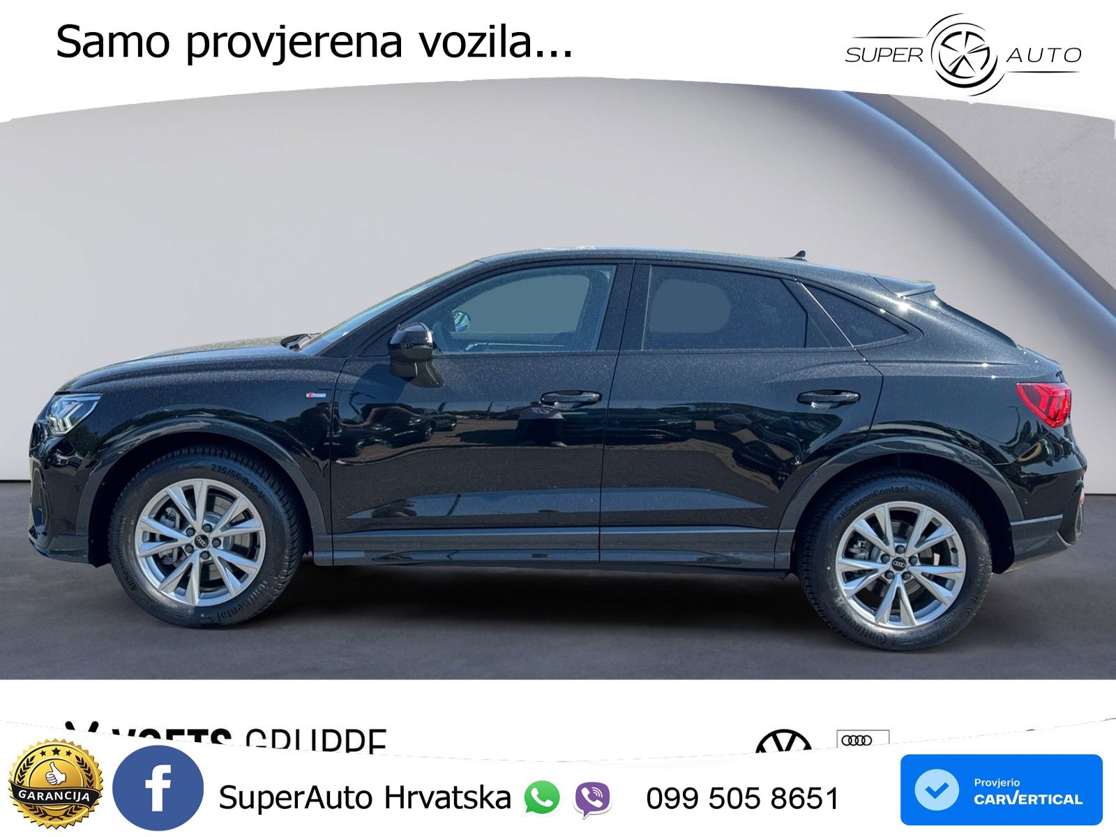 Audi Q3 II Sportback 40 TFSI (190 KS) quattro S tronic S line LED+ACC