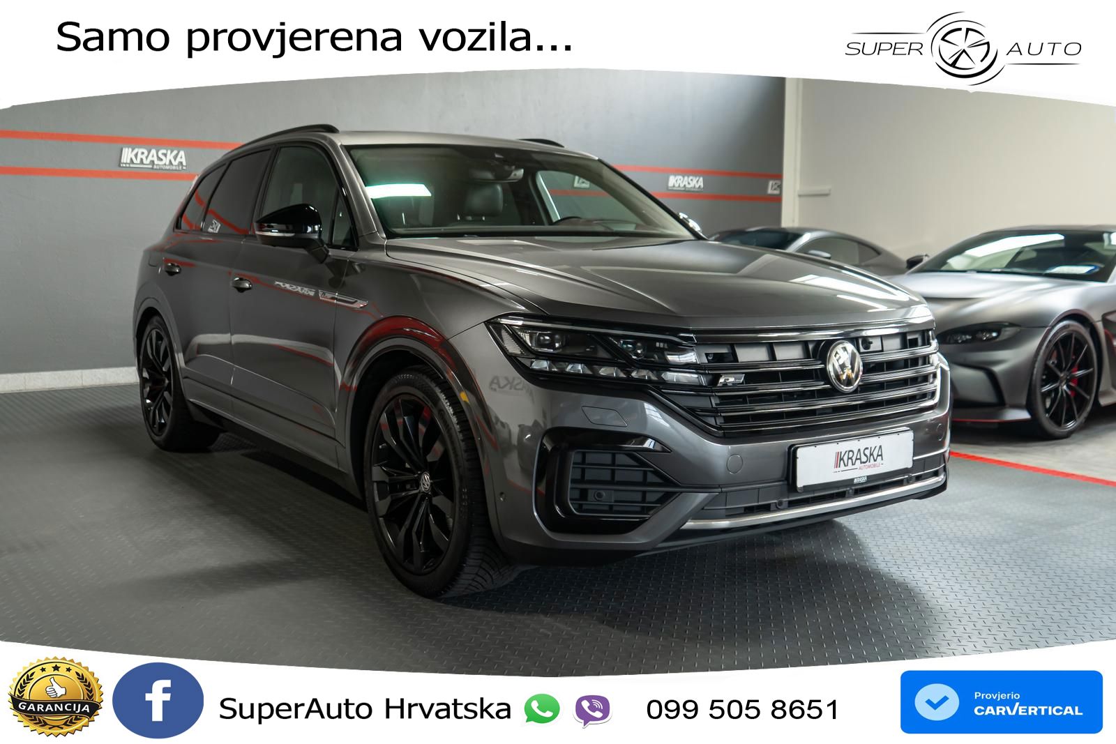Volkswagen Touareg 3.0 V6 TDI (286 KS) 4MOTION Tiptronic R-Line ZRAČNI+ACC+GR SJED+KAM+PANO