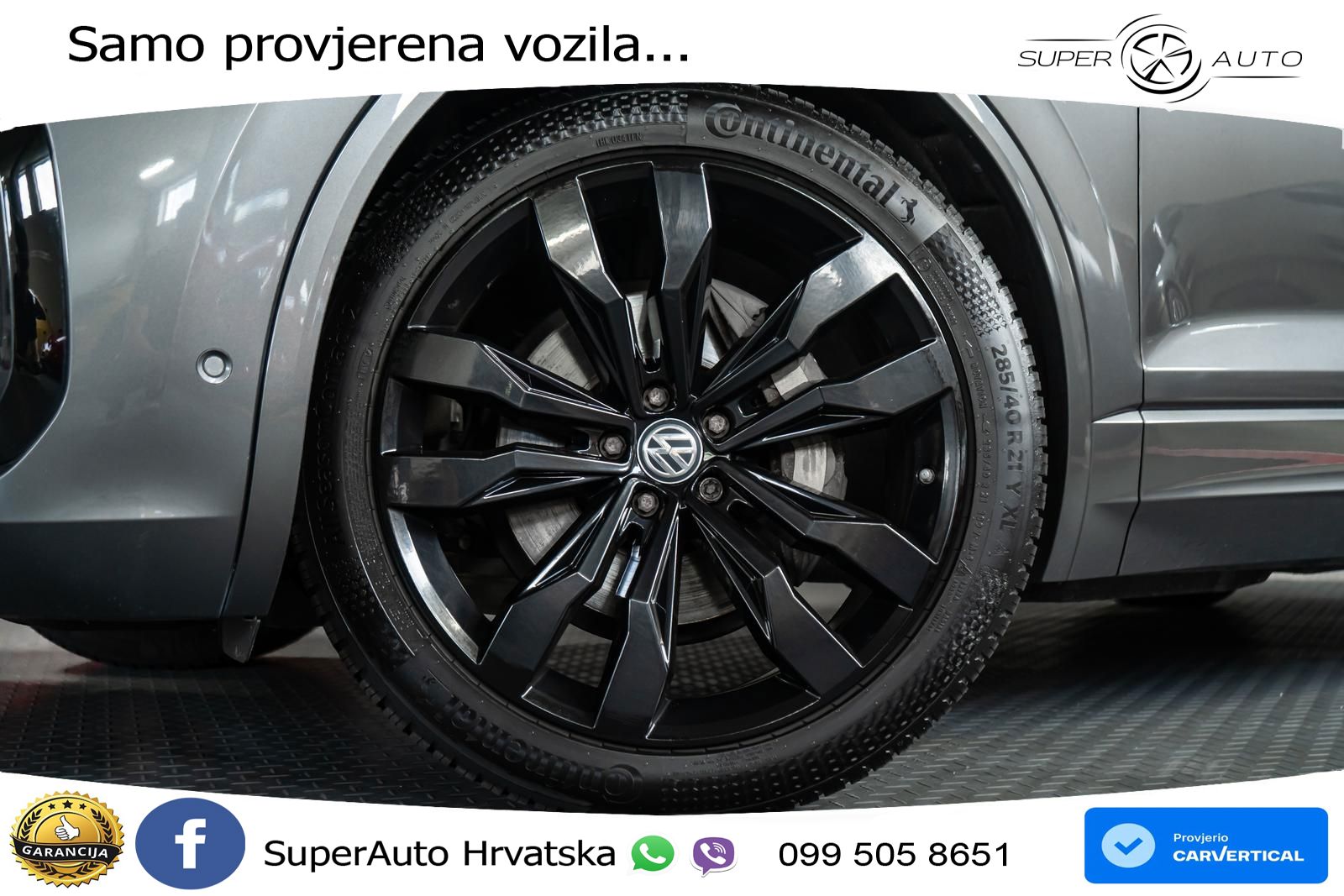 Volkswagen Touareg 3.0 V6 TDI (286 KS) 4MOTION Tiptronic R-Line ZRAČNI+ACC+GR SJED+KAM+PANO
