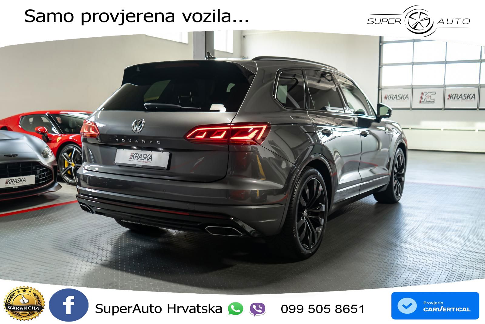 Volkswagen Touareg 3.0 V6 TDI (286 KS) 4MOTION Tiptronic R-Line ZRAČNI+ACC+GR SJED+KAM+PANO