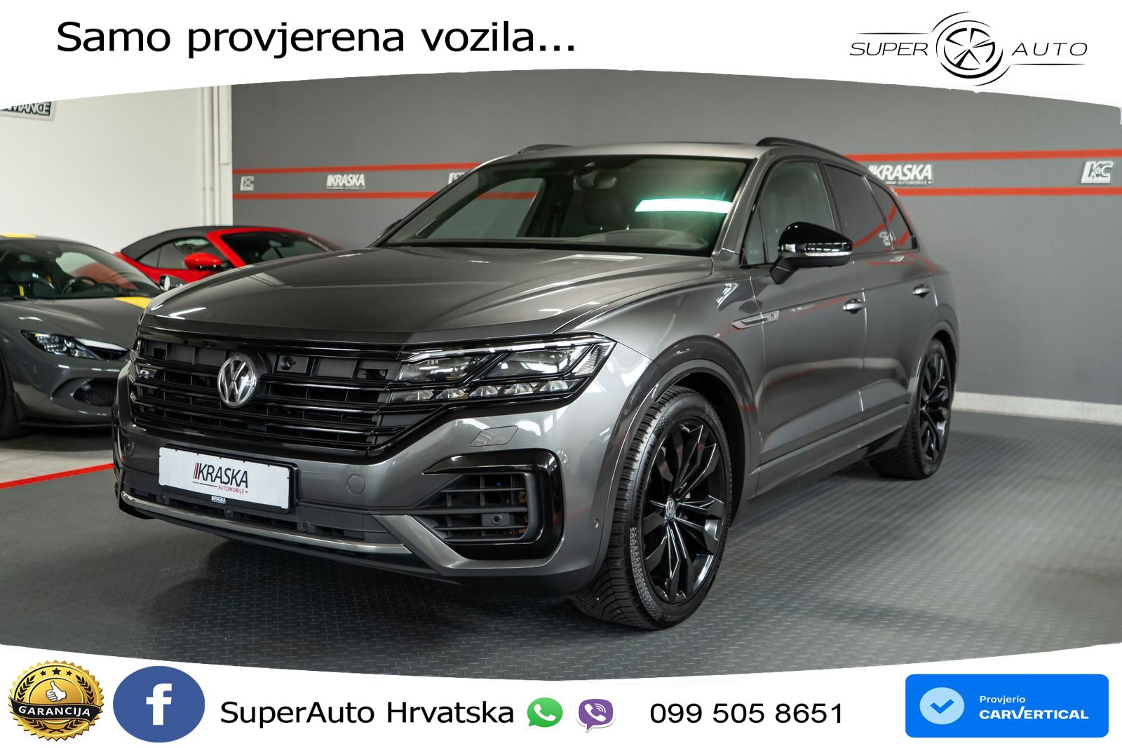 Volkswagen Touareg 3.0 V6 TDI (286 KS) 4MOTION Tiptronic R-Line ZRAČNI+ACC+GR SJED+KAM+PANO