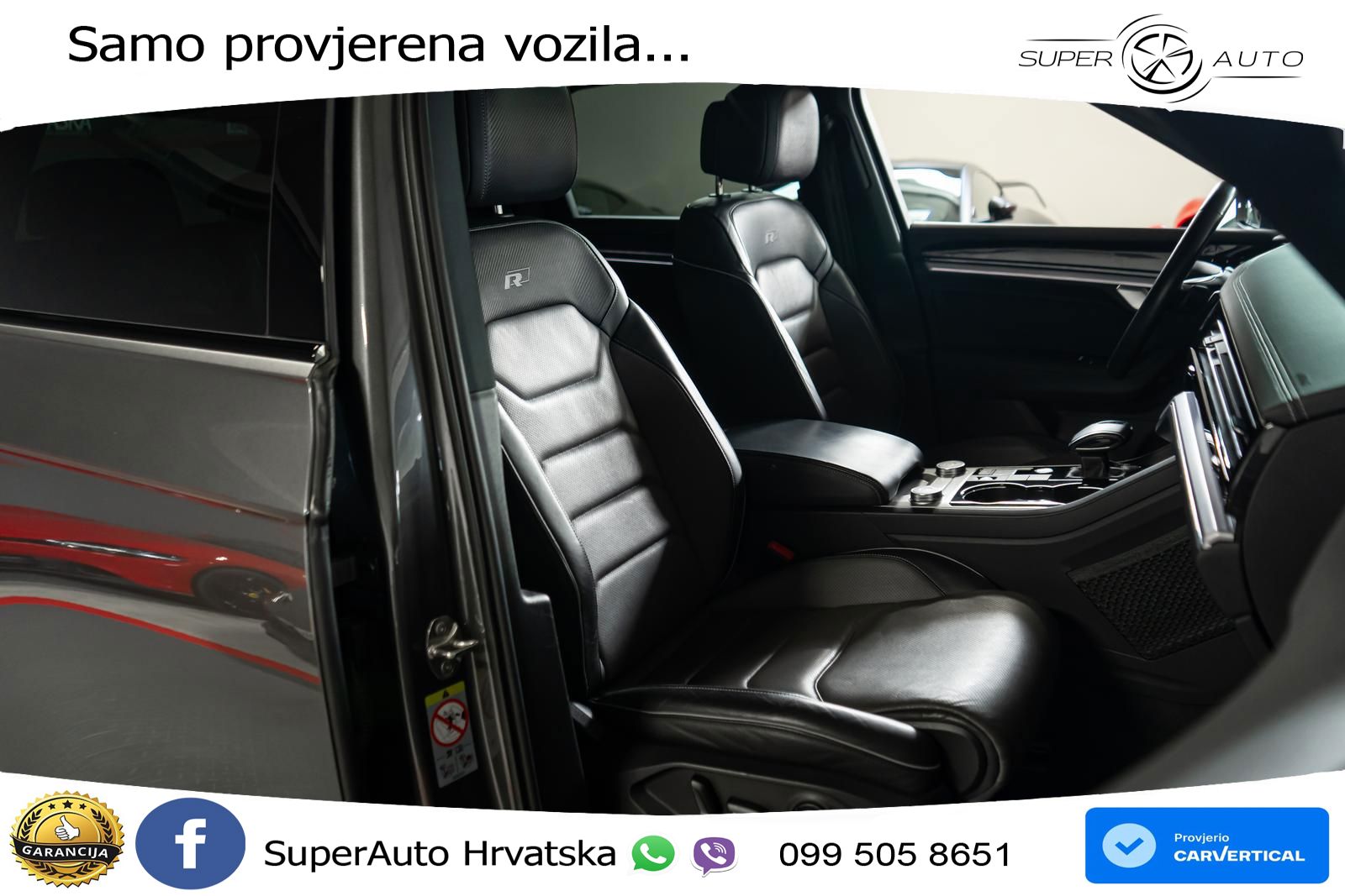 Volkswagen Touareg 3.0 V6 TDI (286 KS) 4MOTION Tiptronic R-Line ZRAČNI+ACC+GR SJED+KAM+PANO