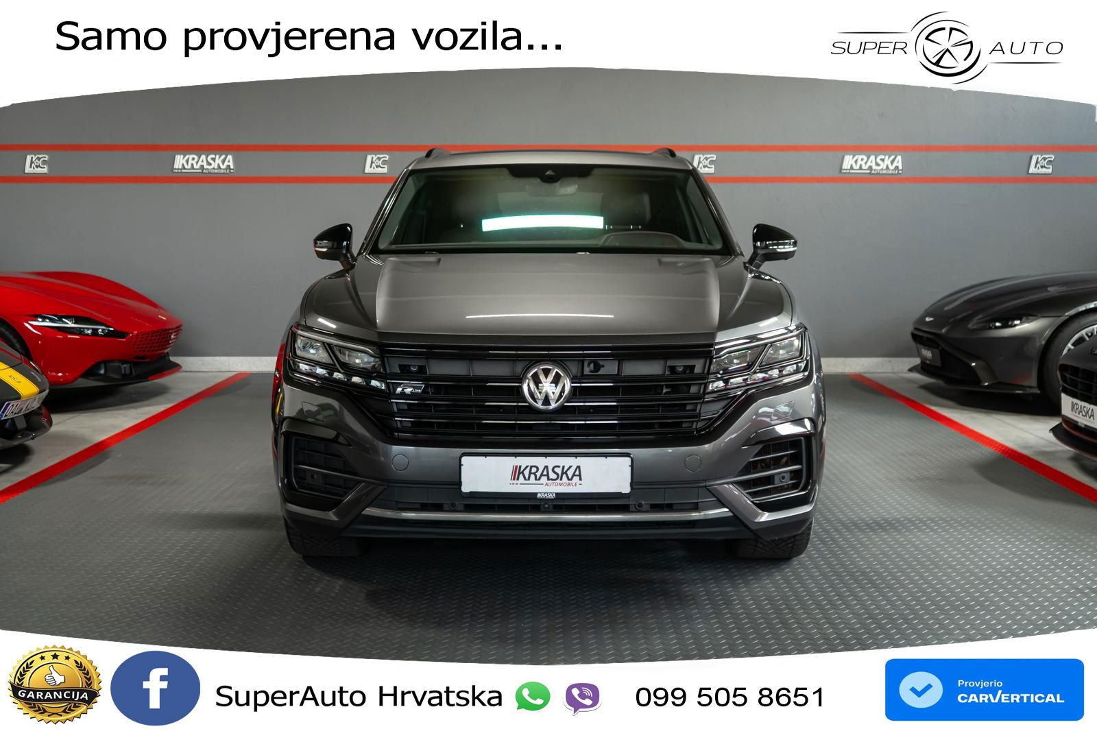 Volkswagen Touareg 3.0 V6 TDI (286 KS) 4MOTION Tiptronic R-Line ZRAČNI+ACC+GR SJED+KAM+PANO