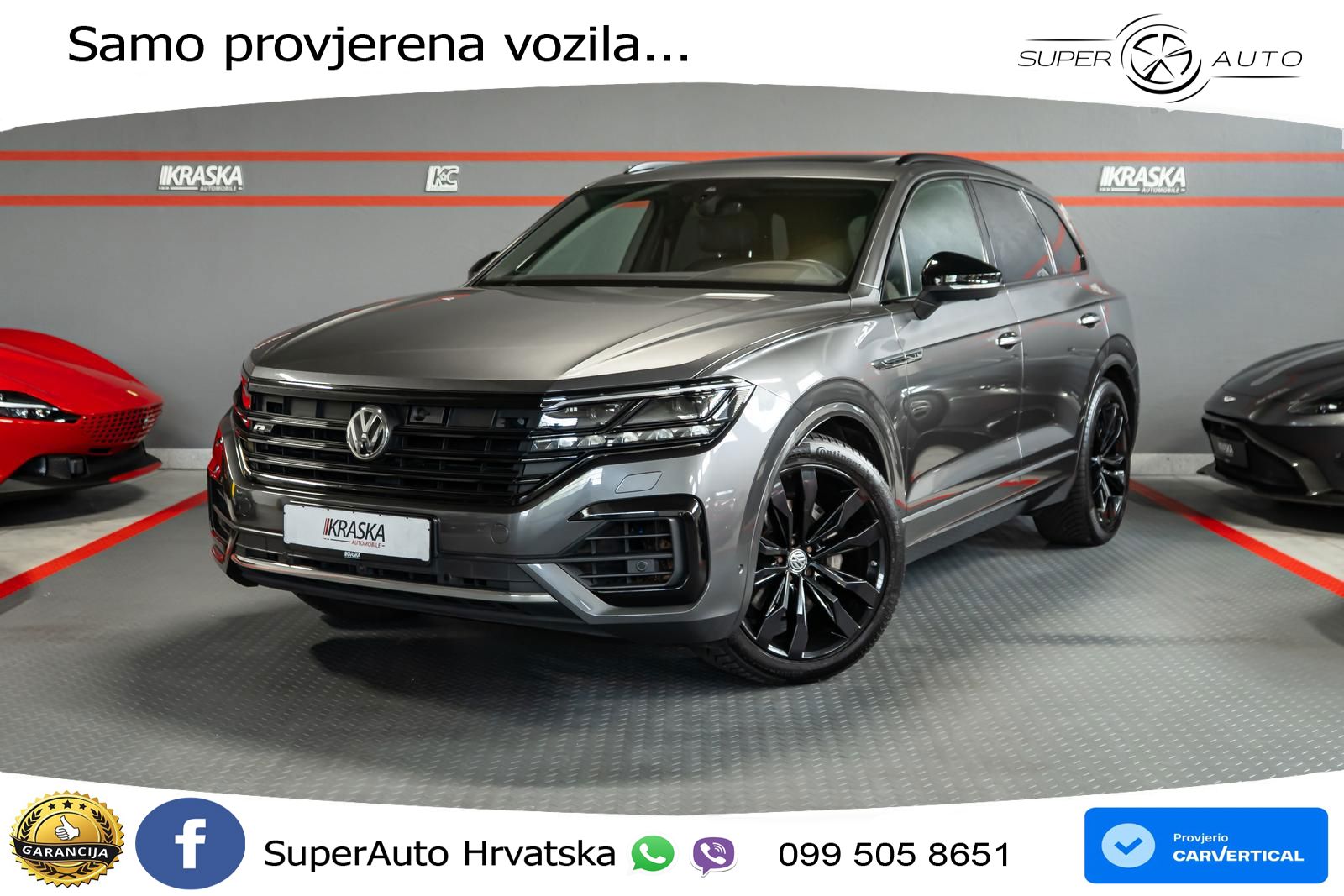 Volkswagen Touareg 3.0 V6 TDI (286 KS) 4MOTION Tiptronic R-Line ZRAČNI+ACC+GR SJED+KAM+PANO