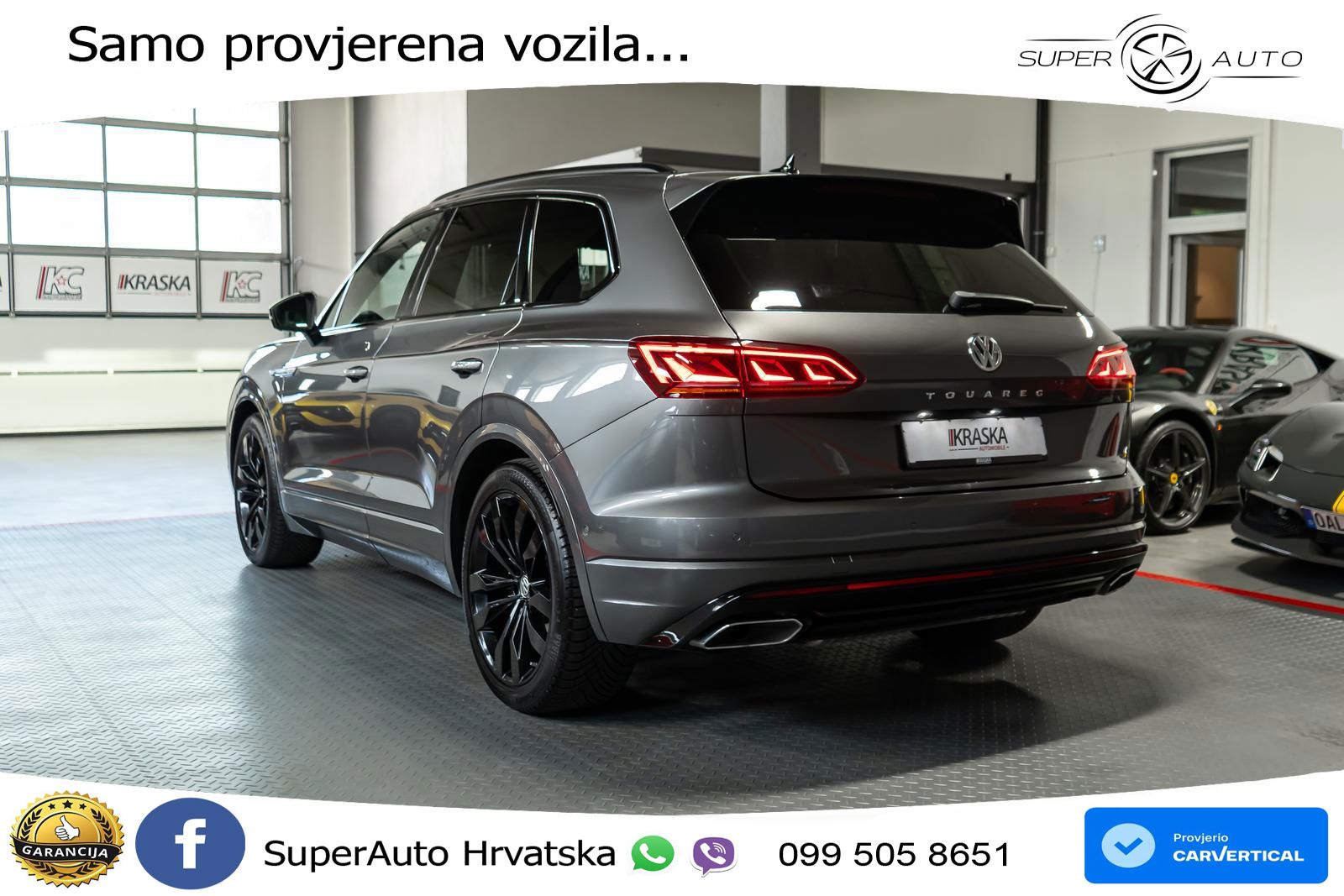 Volkswagen Touareg 3.0 V6 TDI (286 KS) 4MOTION Tiptronic R-Line ZRAČNI+ACC+GR SJED+KAM+PANO