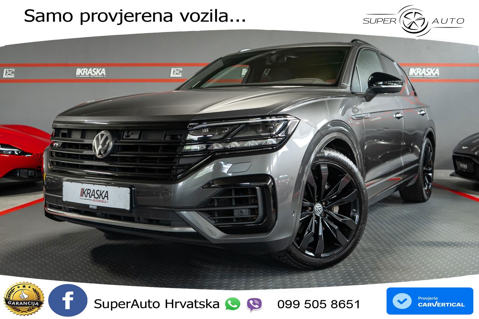 Volkswagen Touareg 3.0 V6 TDI (286 KS) 4MOTION Tiptronic R-Line ZRAČNI+ACC+GR SJED+KAM+PANO