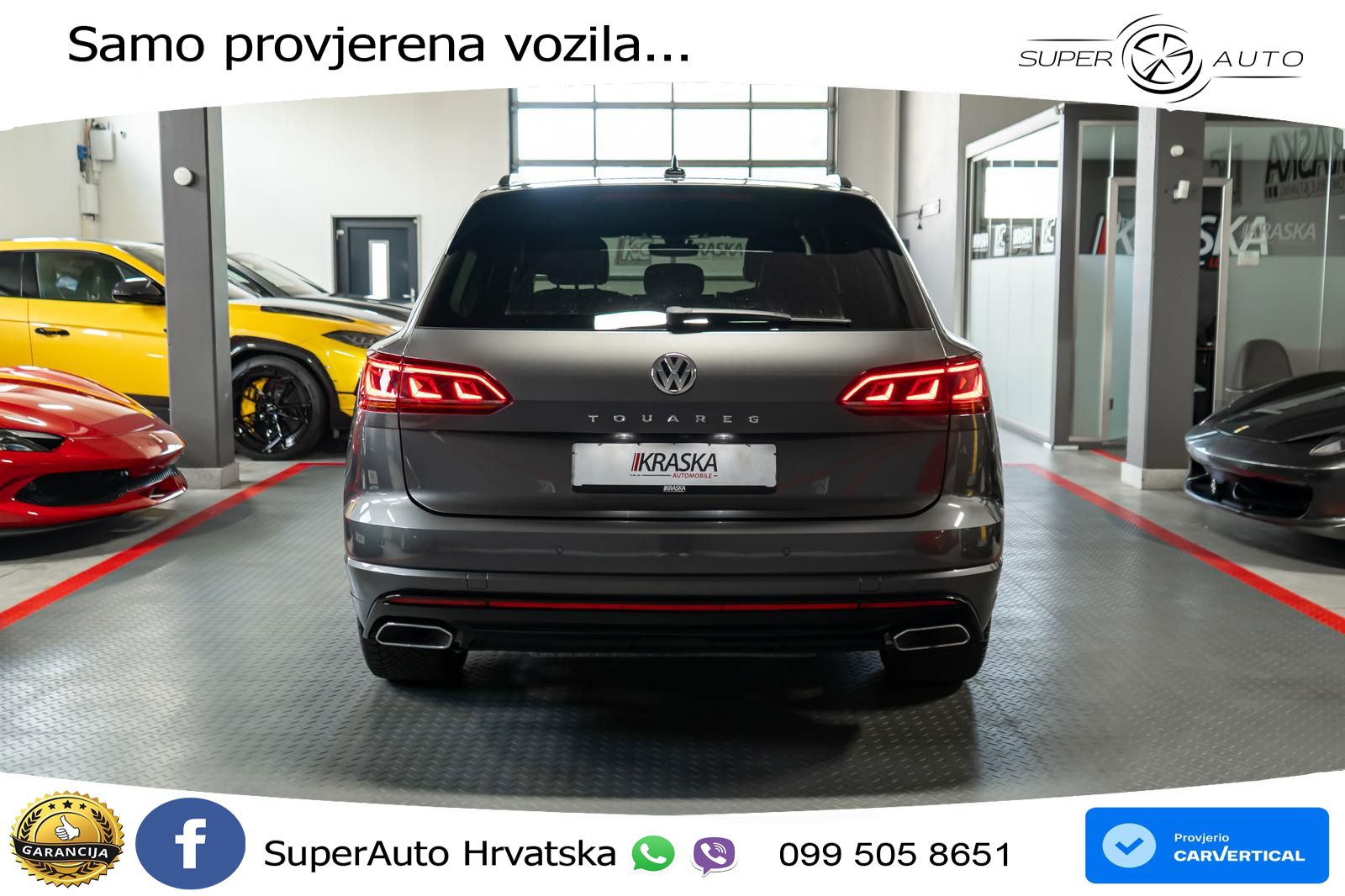 Volkswagen Touareg 3.0 V6 TDI (286 KS) 4MOTION Tiptronic R-Line ZRAČNI+ACC+GR SJED+KAM+PANO