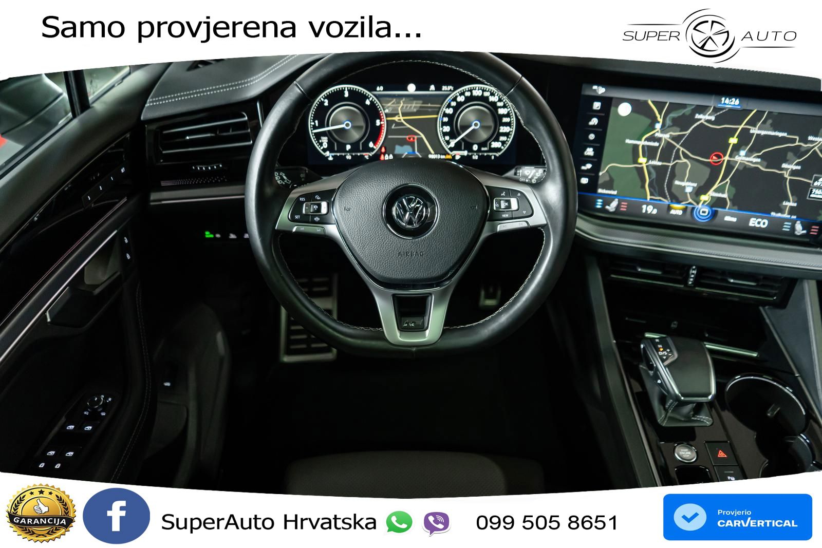 Volkswagen Touareg 3.0 V6 TDI (286 KS) 4MOTION Tiptronic R-Line ZRAČNI+ACC+GR SJED+KAM+PANO