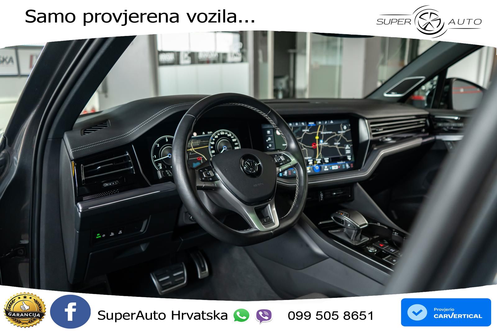 Volkswagen Touareg 3.0 V6 TDI (286 KS) 4MOTION Tiptronic R-Line ZRAČNI+ACC+GR SJED+KAM+PANO