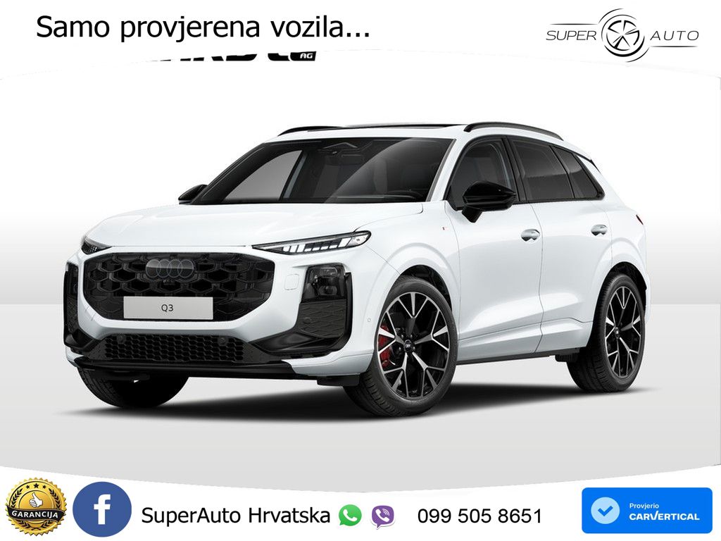 Audi Q3 2.0 TFSI (265 KS) quattro S tronic MATRIX+GR SJED+KAM