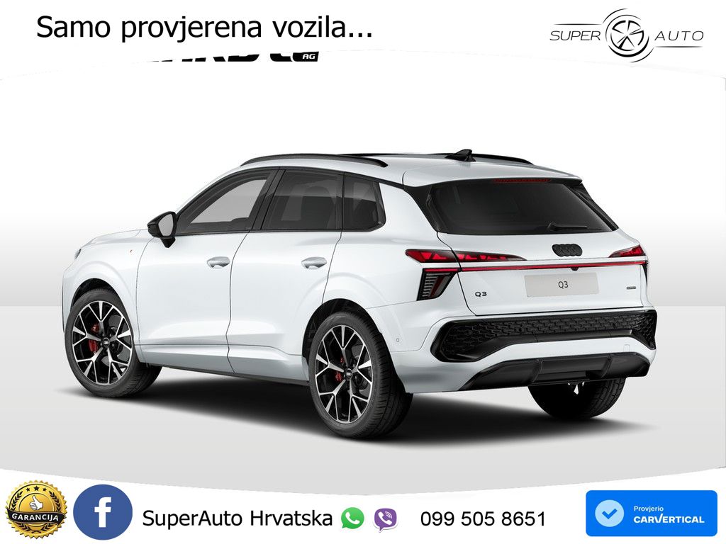 Audi Q3 2.0 TFSI (265 KS) quattro S tronic MATRIX+GR SJED+KAM
