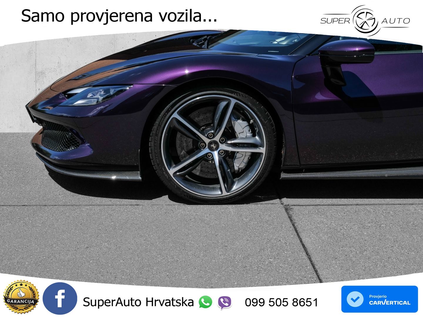 Ferrari 296 GTB 3.0 V6 (830 KS) F1 DCT