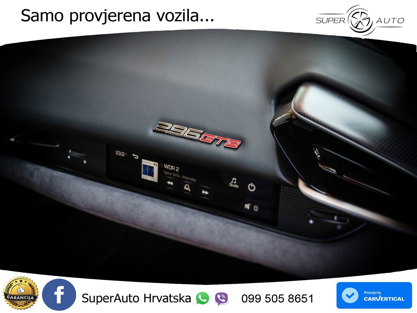 Ferrari 296 GTB 3.0 V6 (830 KS) F1 DCT