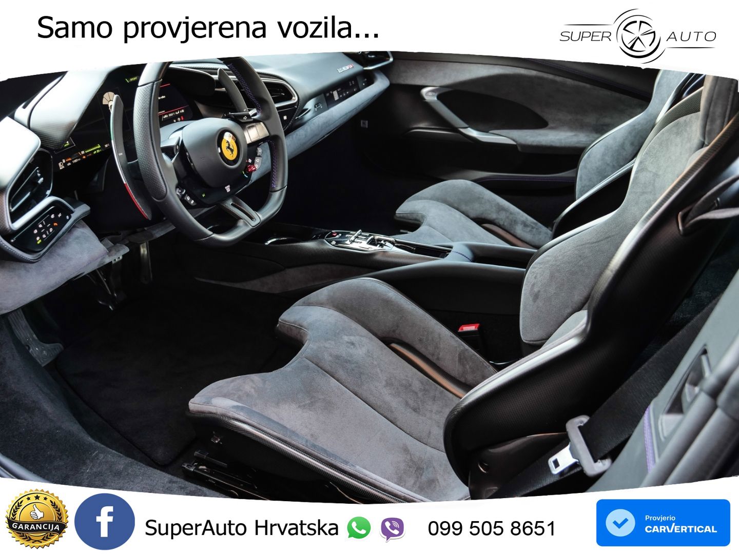 Ferrari 296 GTB 3.0 V6 (830 KS) F1 DCT