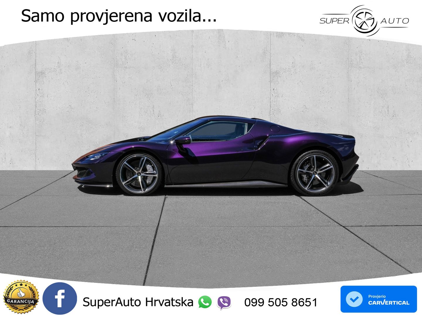 Ferrari 296 GTB 3.0 V6 (830 KS) F1 DCT