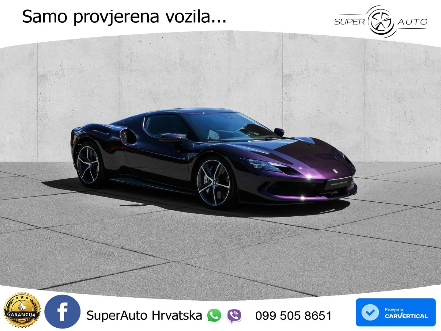 Ferrari 296 GTB 3.0 V6 (830 KS) F1 DCT