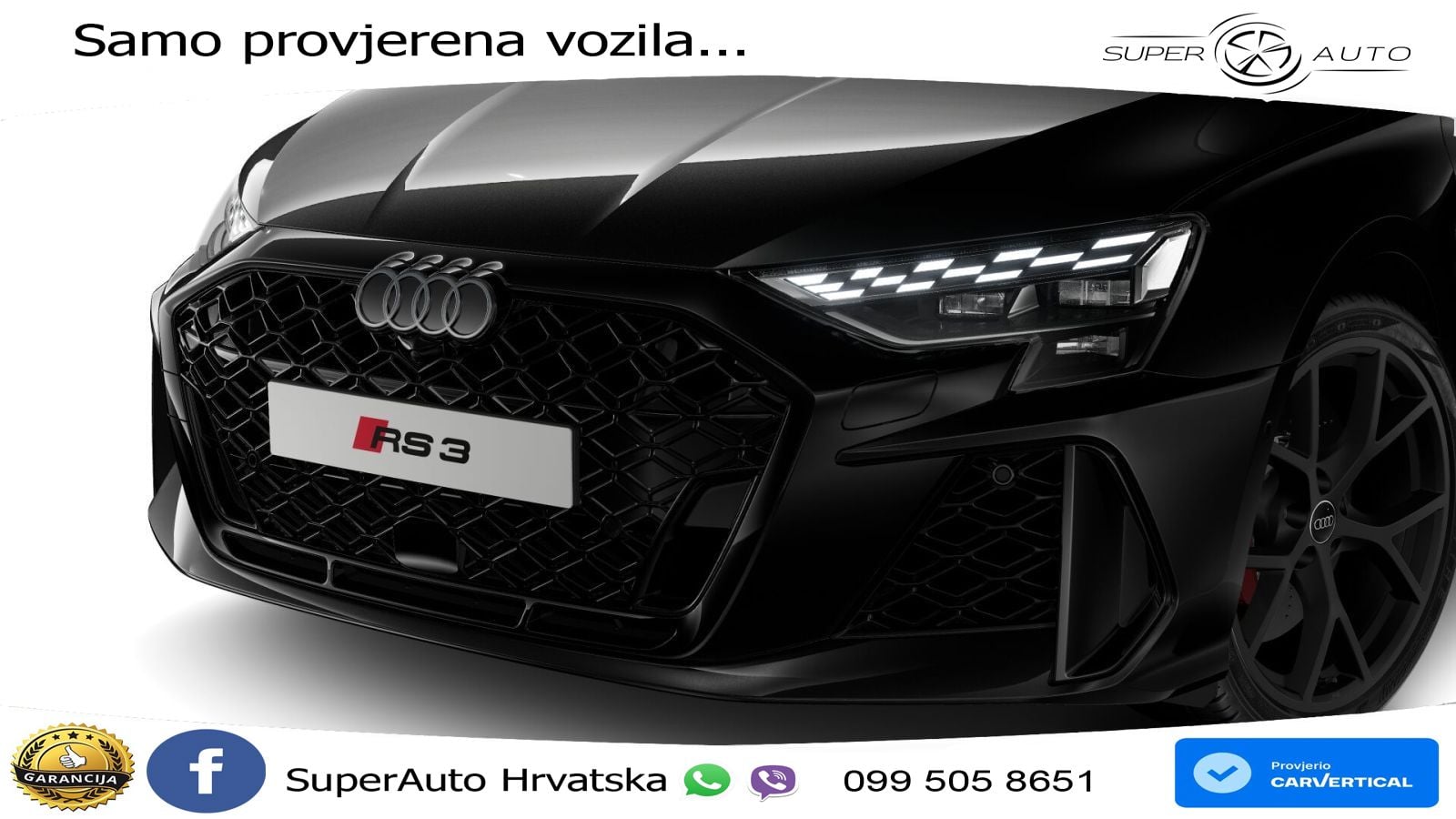 Audi RS3 Sedan 2.5 TFSI (400 KS) quattro S tronic MATRIX+GR SJED+KAM