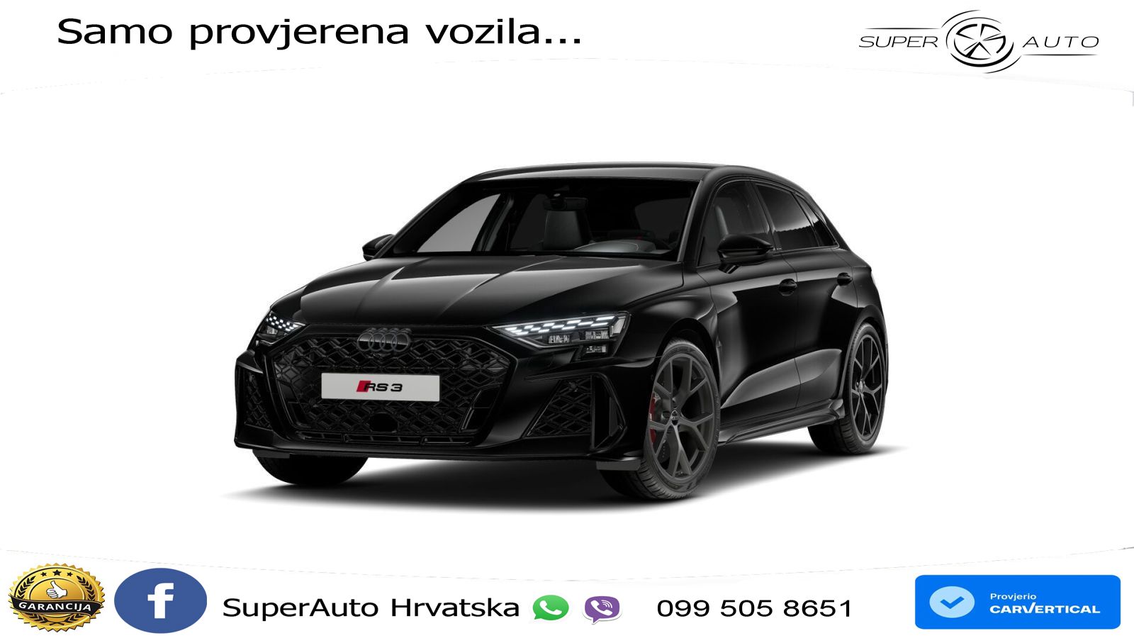 Audi RS3 Sedan 2.5 TFSI (400 KS) quattro S tronic MATRIX+GR SJED+KAM