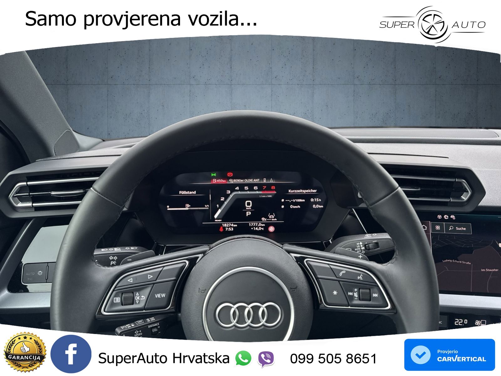 Audi A3 Limuzina 35 TFSI (150 KS) S tronic advanced LED+GR SJED+ACC