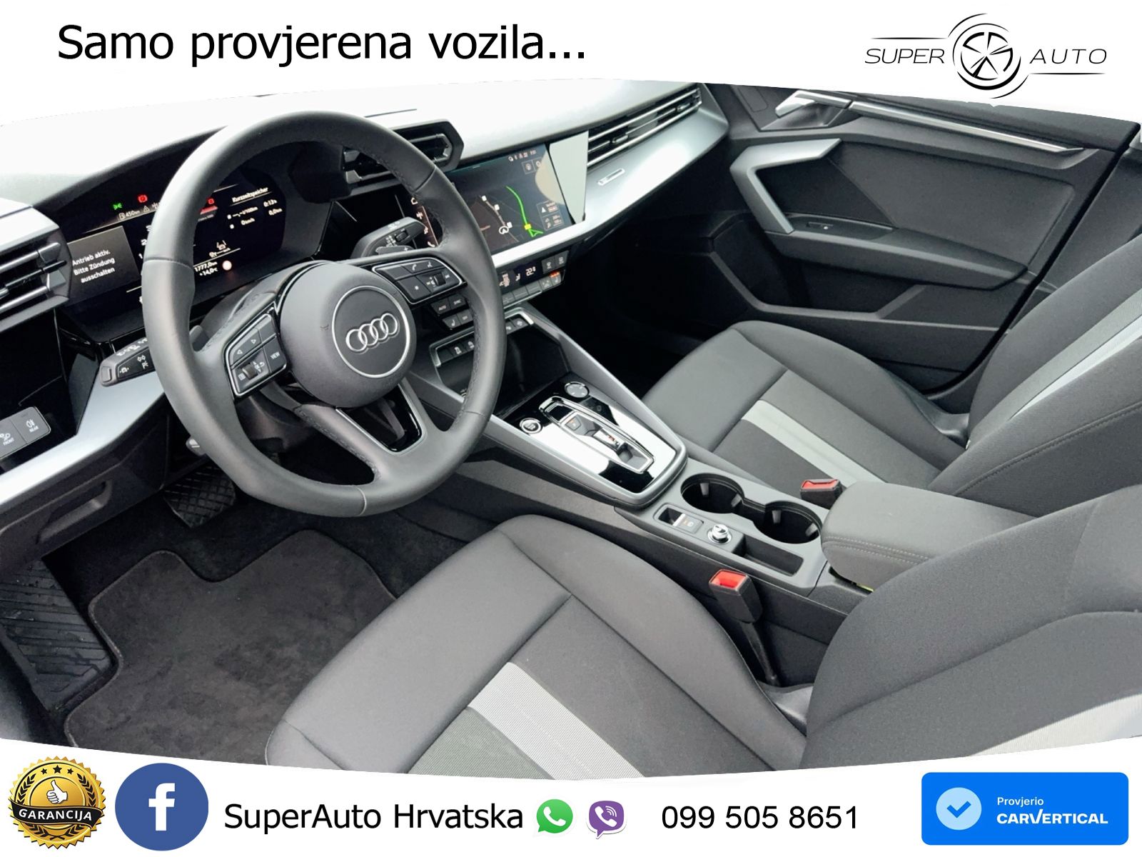 Audi A3 Limuzina 35 TFSI (150 KS) S tronic advanced LED+GR SJED+ACC