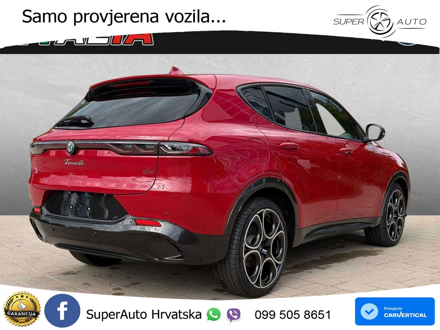 Alfa Romeo Tonale 1.5 VGT (160 KS) 48V-Hybrid TCT LED+GR SJED+ACC