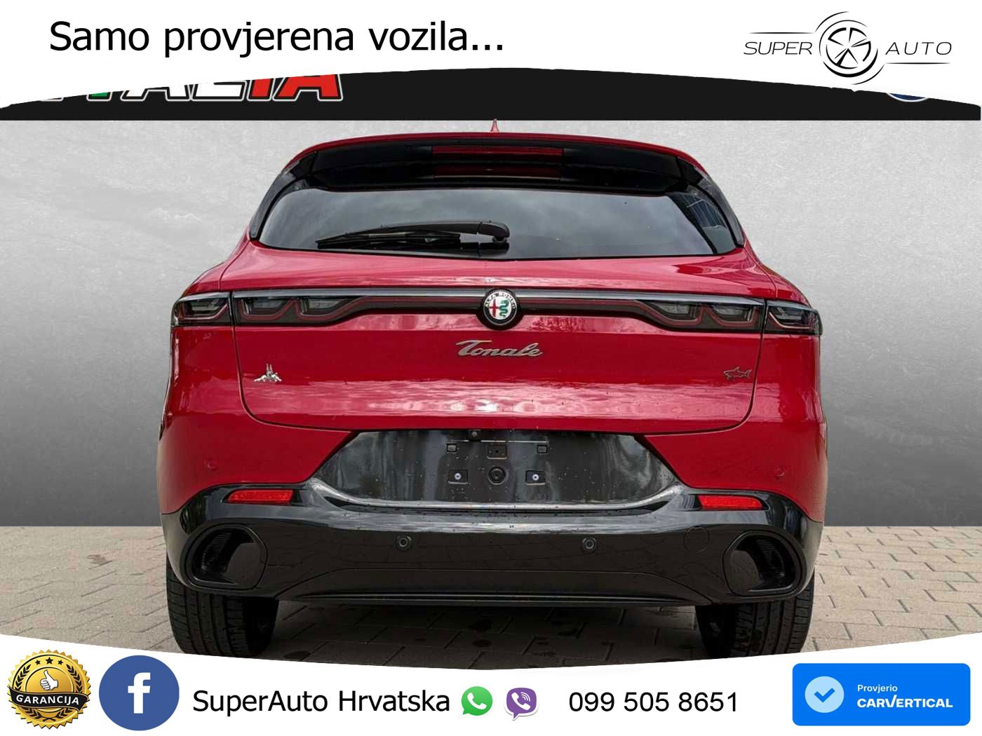 Alfa Romeo Tonale 1.5 VGT (160 KS) 48V-Hybrid TCT LED+GR SJED+ACC