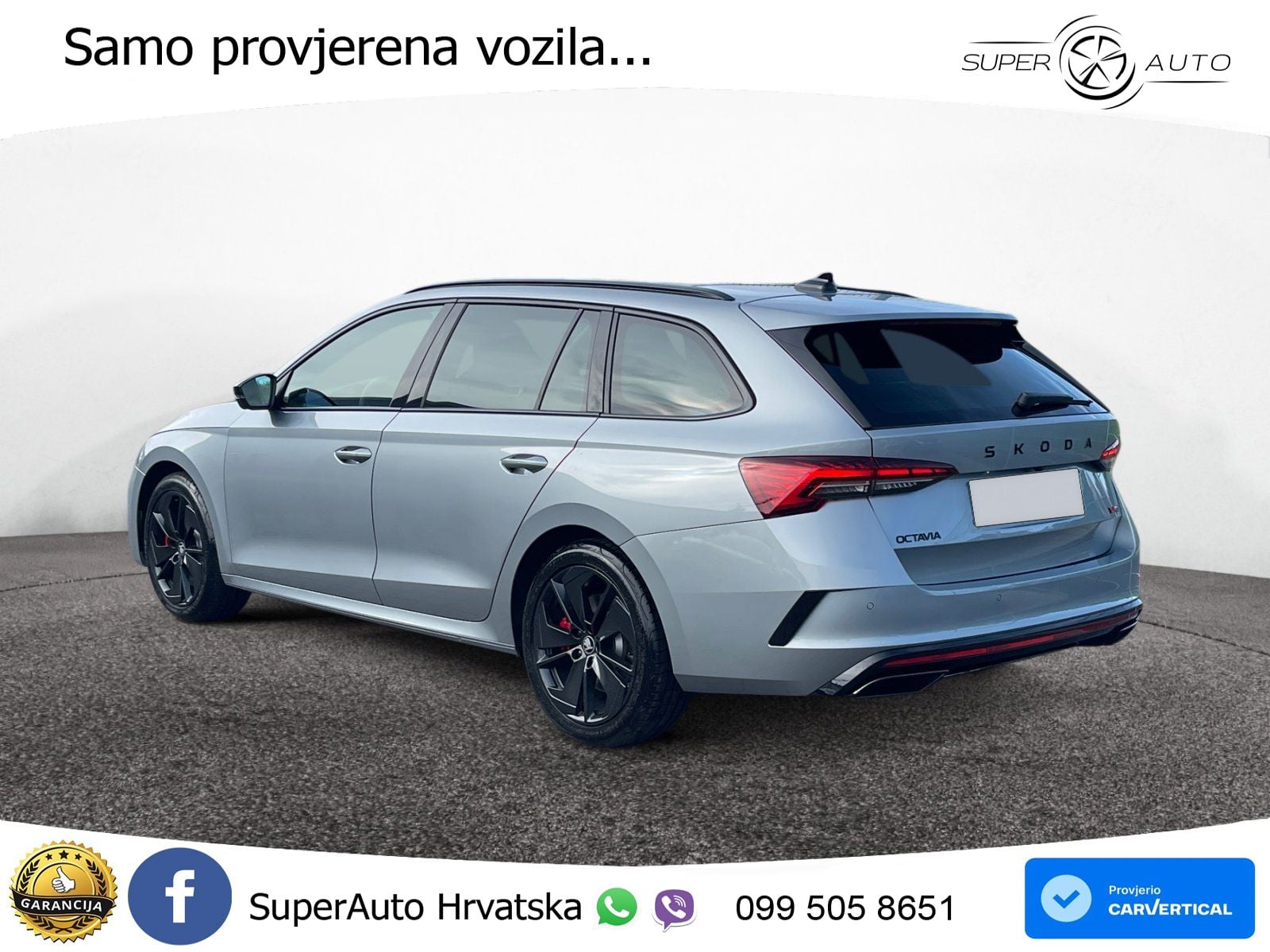 Škoda Octavia Combi RS 2.0 TSI (265 KS) DSG LED+GR SJED+ACC