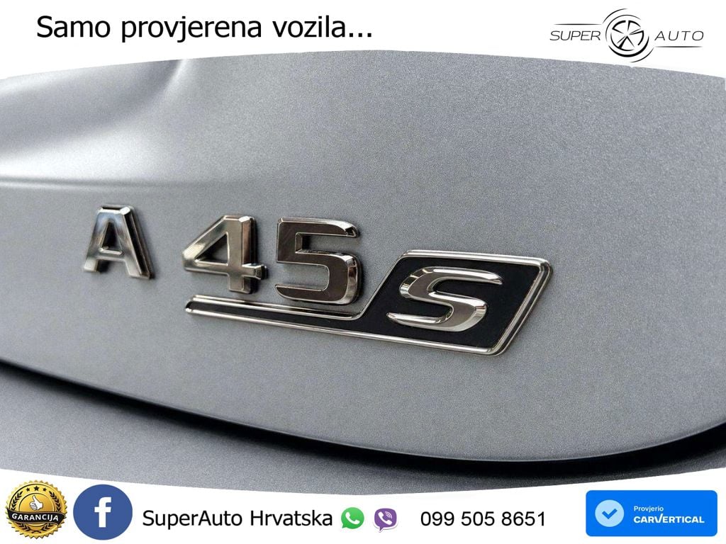 Mercedes-Benz AMG A 45 S 4MATIC+ AMG SPEEDSHIFT DCT 8G ACC+HEAD+GR SJED+360+PANO
