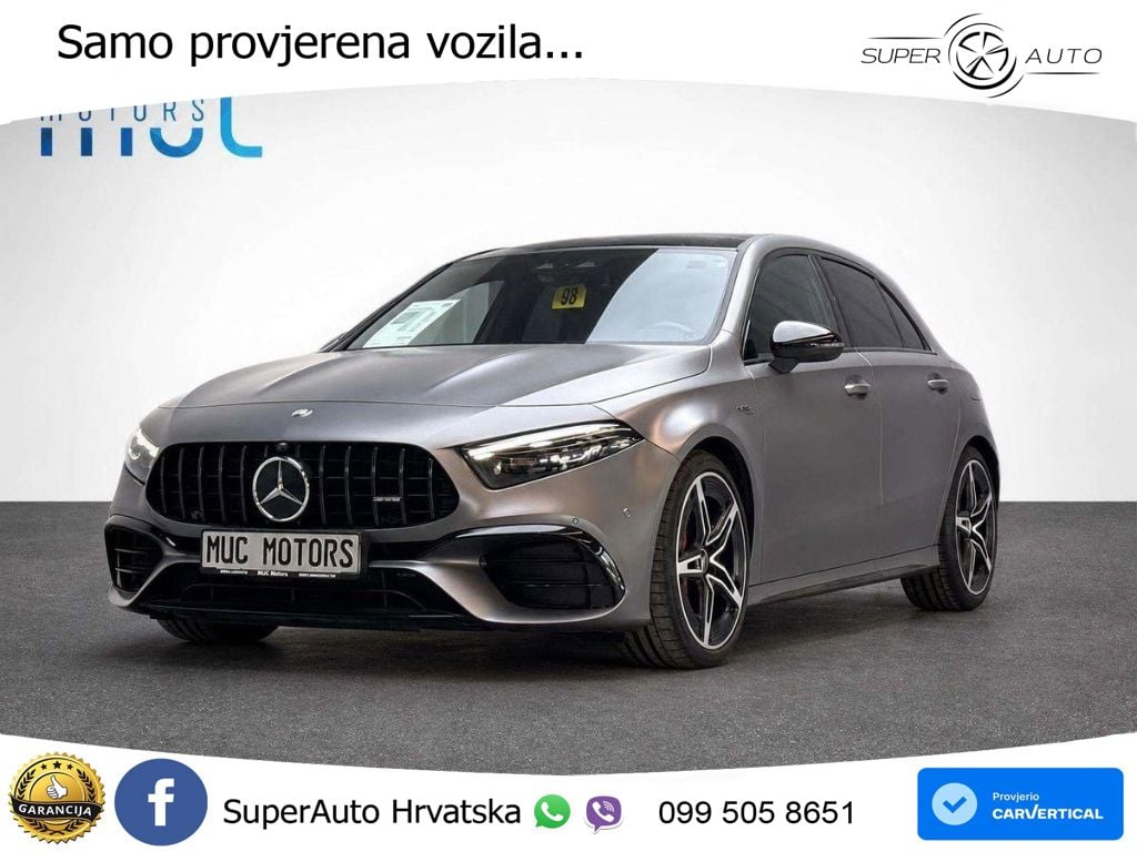 Mercedes-Benz AMG A 45 S 4MATIC+ AMG SPEEDSHIFT DCT 8G ACC+HEAD+GR SJED+360+PANO