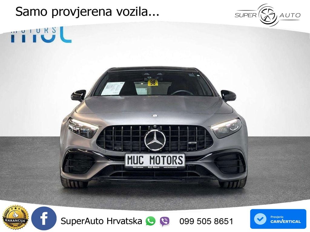 Mercedes-Benz AMG A 45 S 4MATIC+ AMG SPEEDSHIFT DCT 8G ACC+HEAD+GR SJED+360+PANO