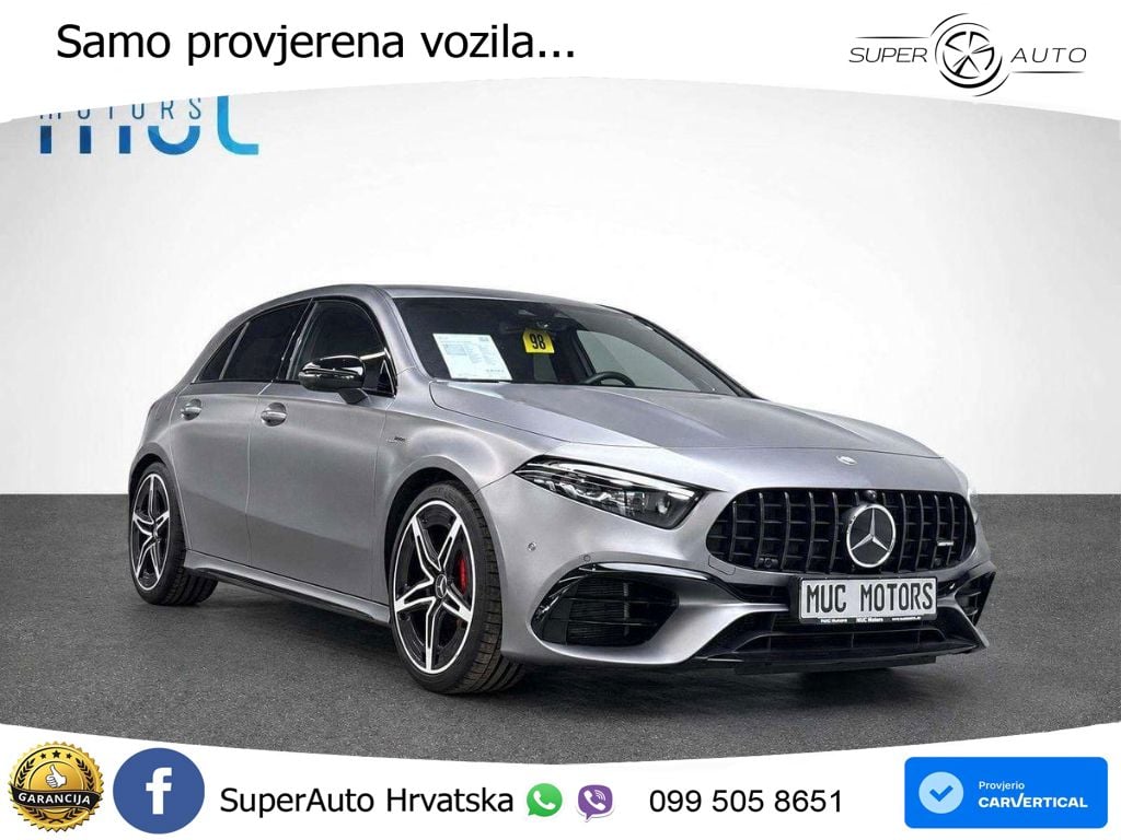 Mercedes-Benz AMG A 45 S 4MATIC+ AMG SPEEDSHIFT DCT 8G ACC+HEAD+GR SJED+360+PANO