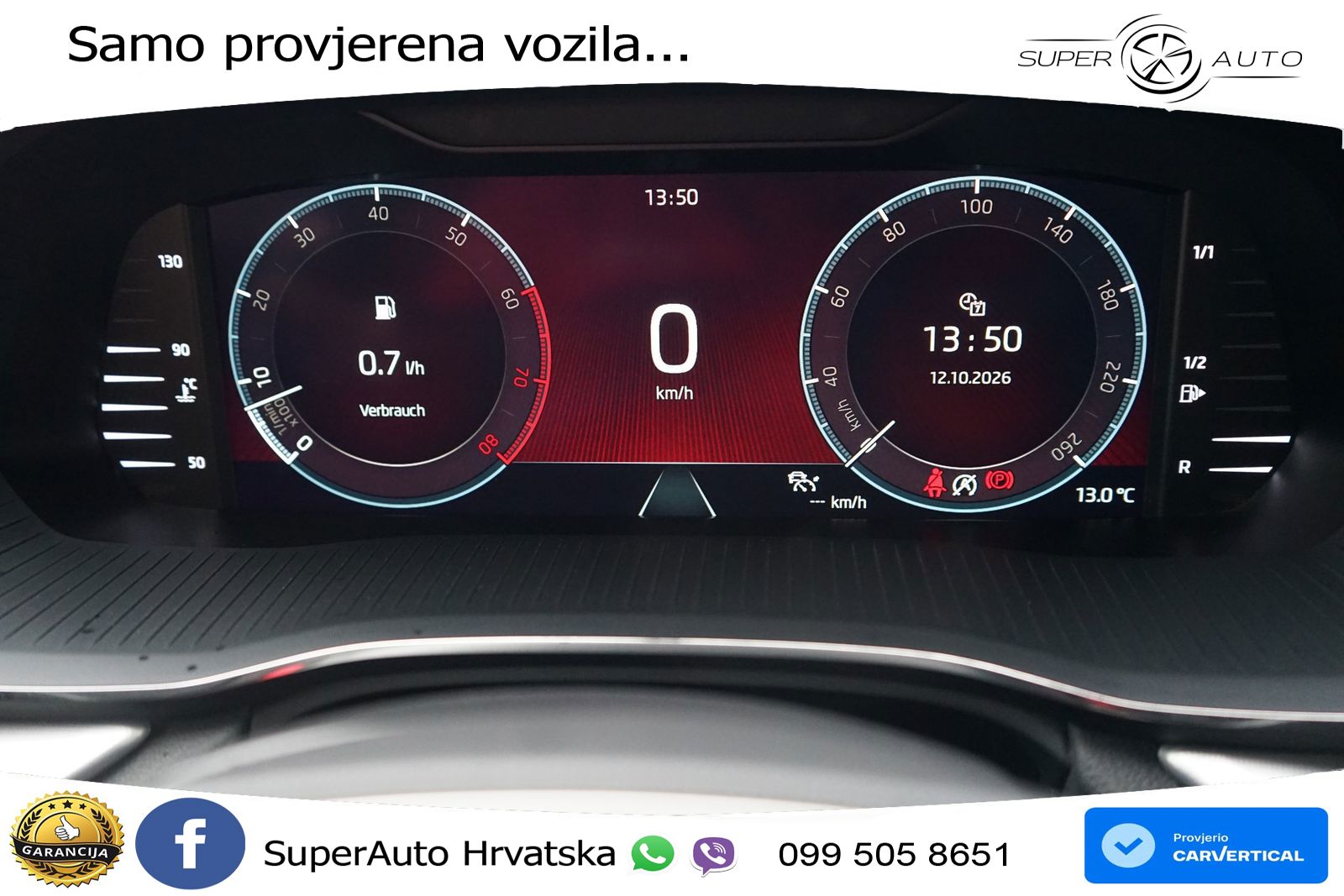 Škoda Octavia Combi 1.5 TSI (150 KS) LED+GR SJED+ACC
