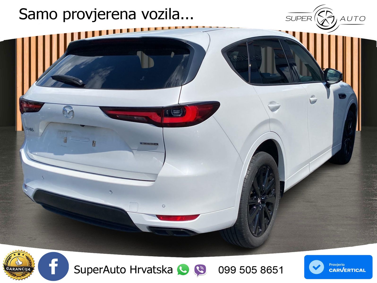 Mazda CX-60 3.3 e-Skyactiv D (200 KS) Automatic LED+GR SJED+ACC