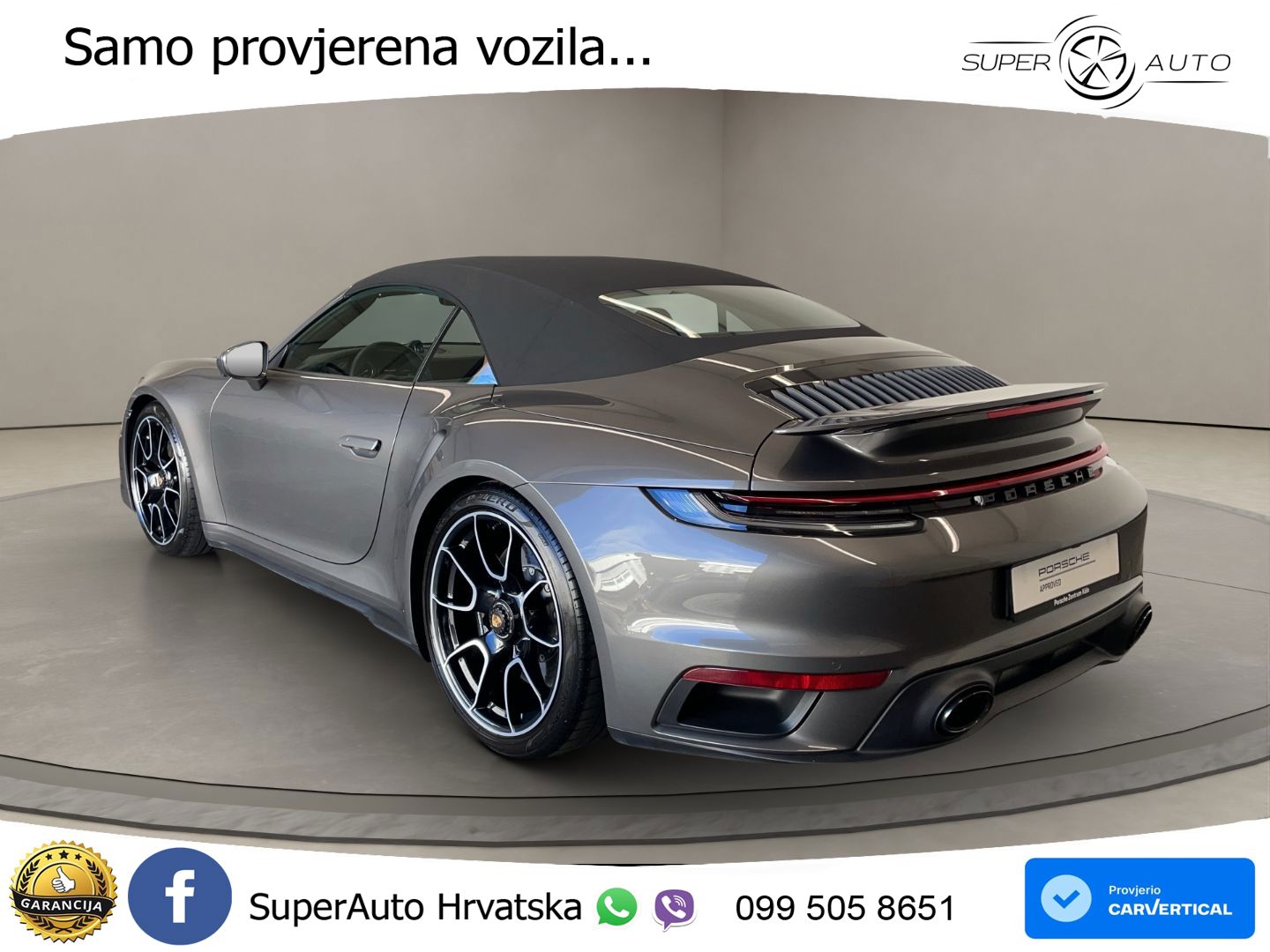 Porsche 911 Turbo S Cabriolet 3.8 (650 KS) PDK LED+GR SJED+ACC