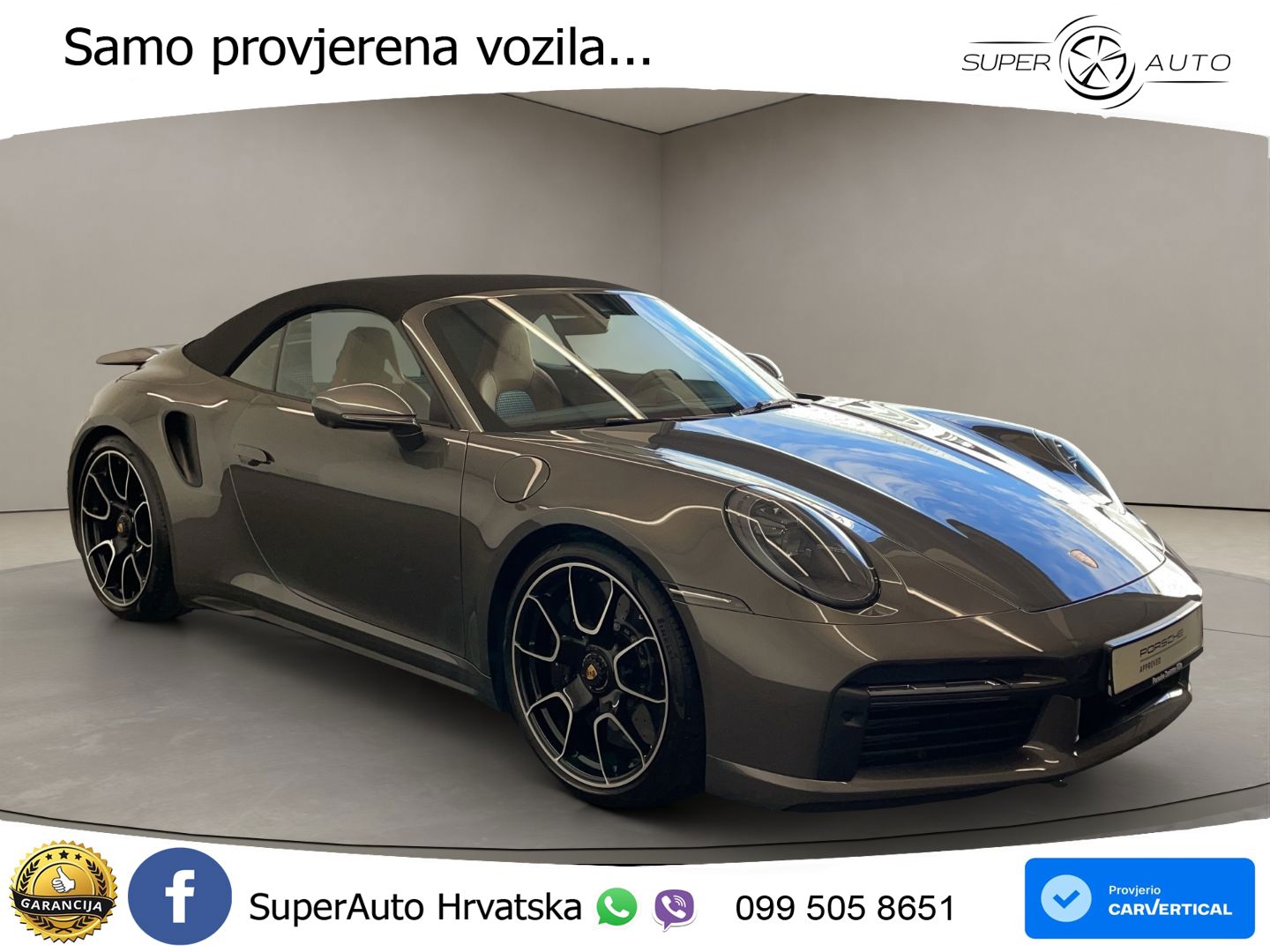 Porsche 911 Turbo S Cabriolet 3.8 (650 KS) PDK LED+GR SJED+ACC