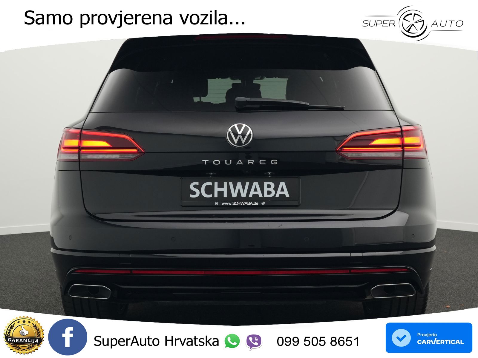 Volkswagen Touareg 3.0 V6 TDI (286 KS) 4MOTION Tiptronic R-Line ZRAČNI+ACC+4xGR SJED+KAM