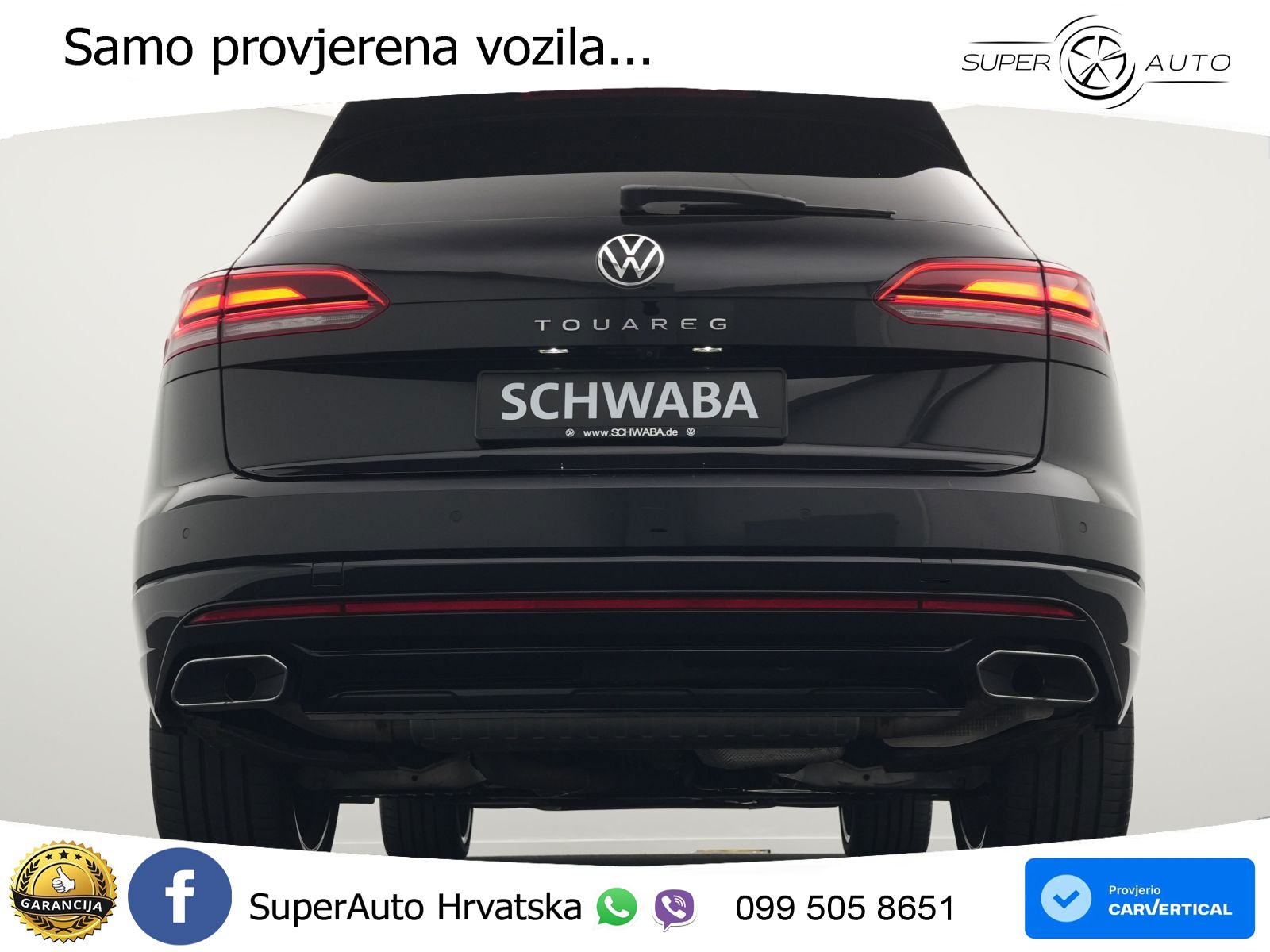 Volkswagen Touareg 3.0 V6 TDI (286 KS) 4MOTION Tiptronic R-Line ZRAČNI+ACC+4xGR SJED+KAM