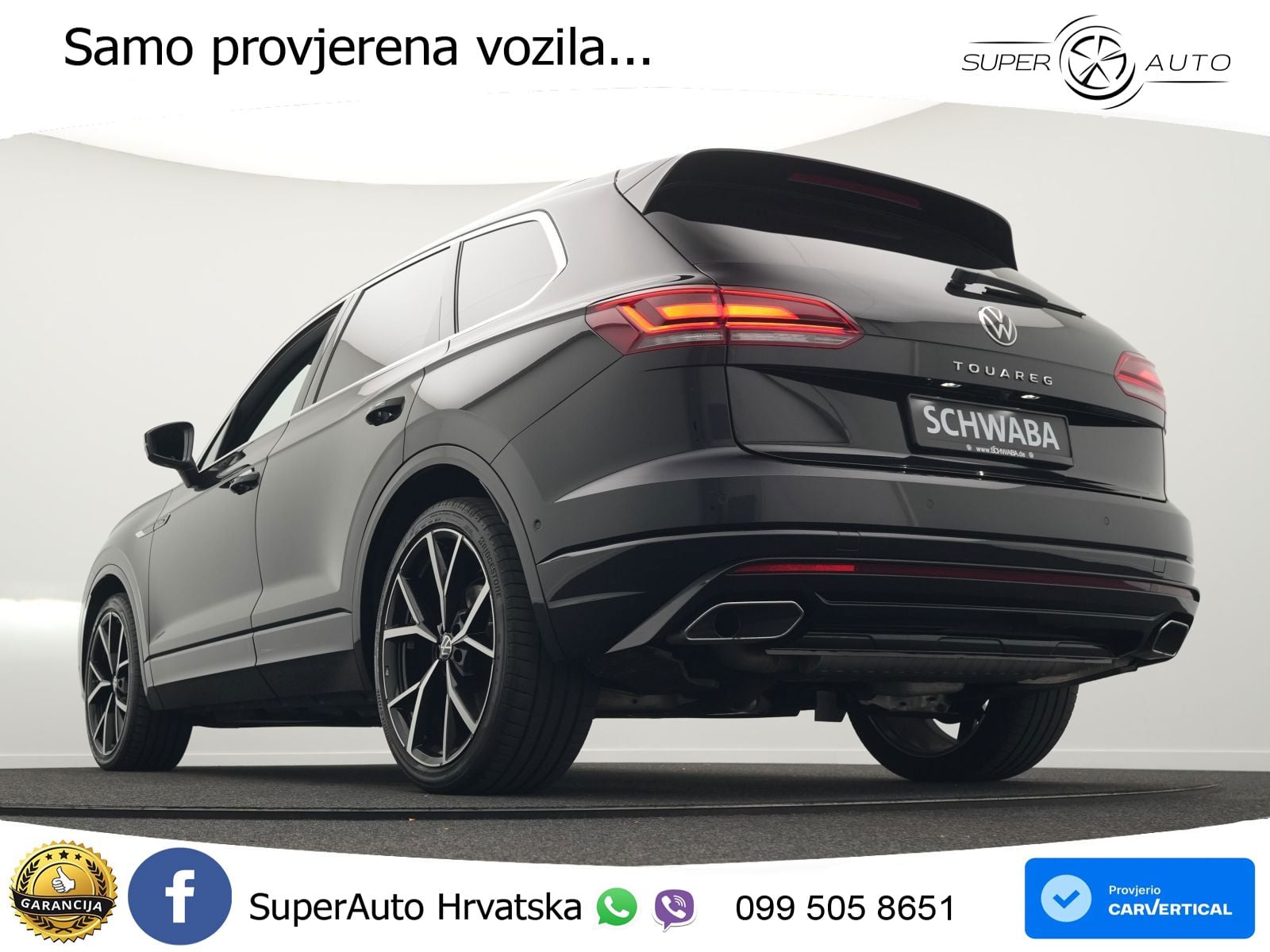 Volkswagen Touareg 3.0 V6 TDI (286 KS) 4MOTION Tiptronic R-Line ZRAČNI+ACC+4xGR SJED+KAM