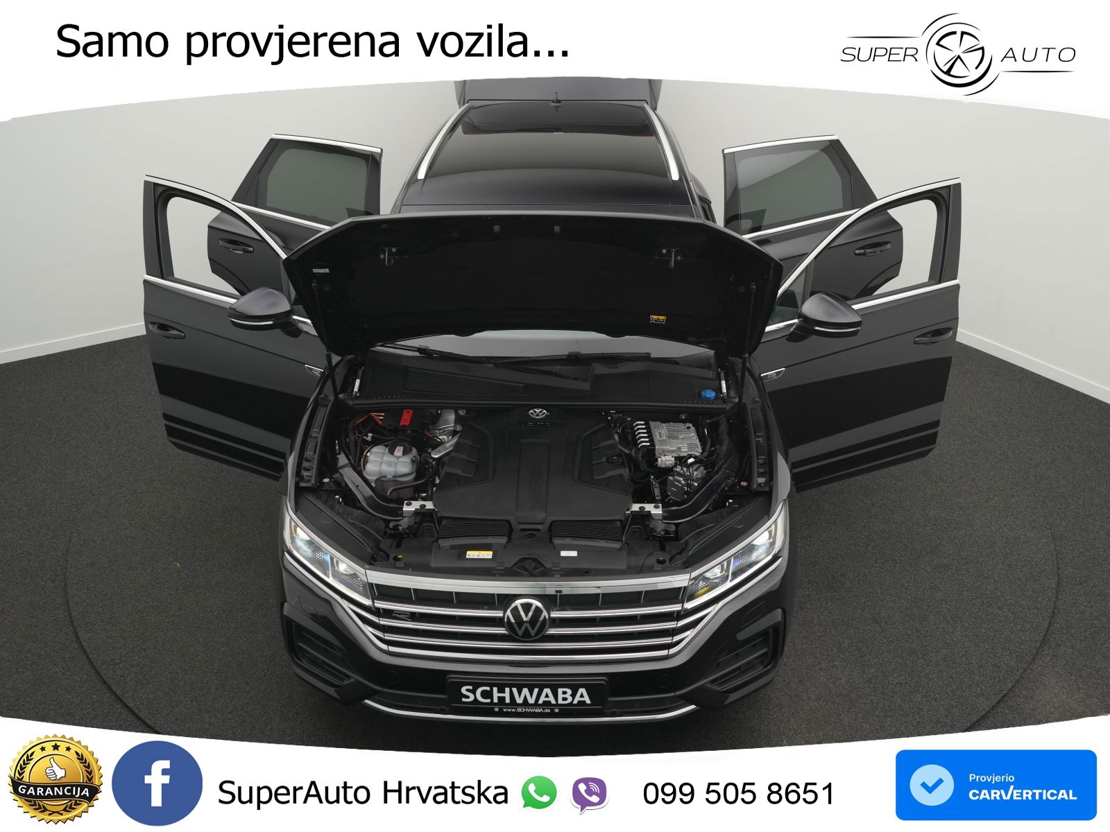 Volkswagen Touareg 3.0 V6 TDI (286 KS) 4MOTION Tiptronic R-Line ZRAČNI+ACC+4xGR SJED+KAM