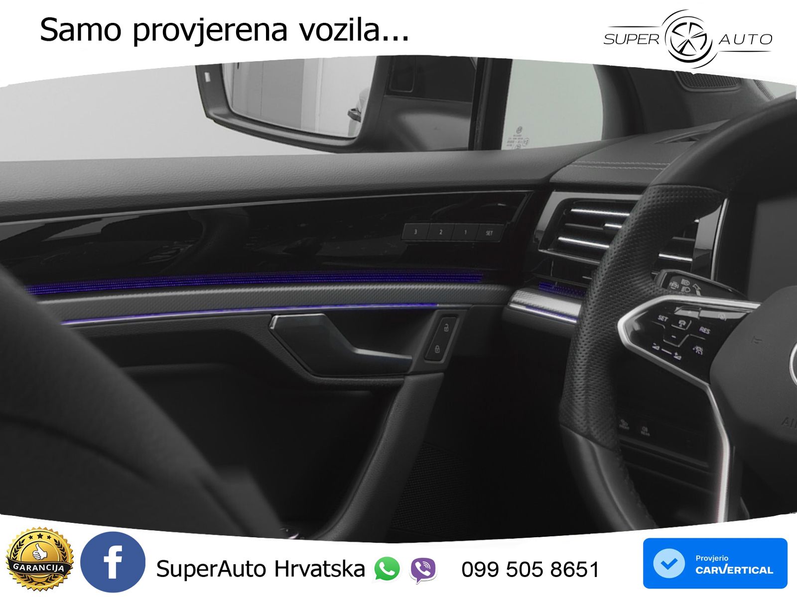 Volkswagen Touareg 3.0 V6 TDI (286 KS) 4MOTION Tiptronic R-Line ZRAČNI+ACC+4xGR SJED+KAM