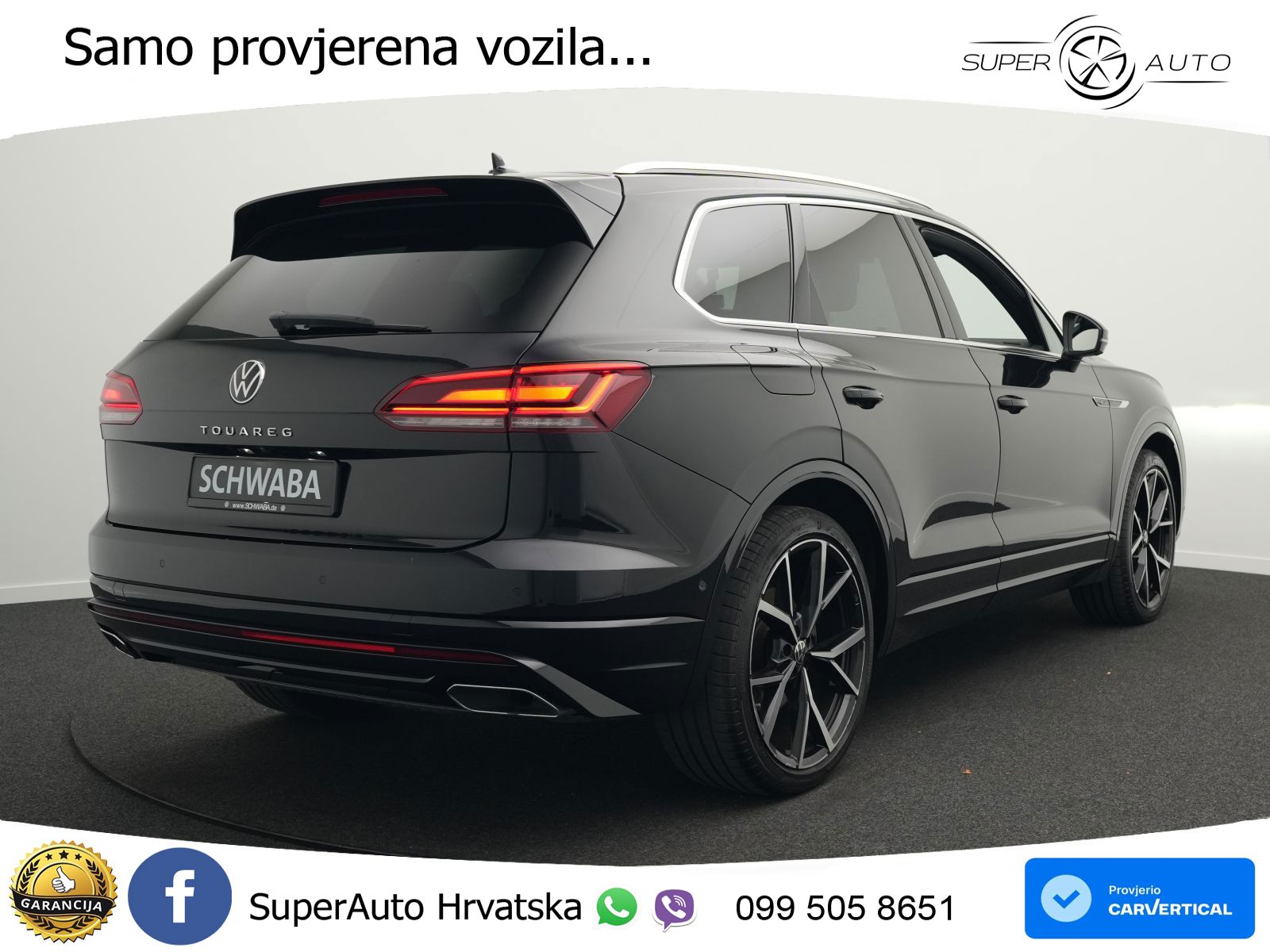 Volkswagen Touareg 3.0 V6 TDI (286 KS) 4MOTION Tiptronic R-Line ZRAČNI+ACC+4xGR SJED+KAM