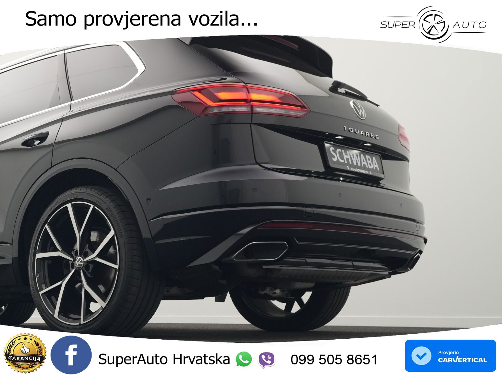Volkswagen Touareg 3.0 V6 TDI (286 KS) 4MOTION Tiptronic R-Line ZRAČNI+ACC+4xGR SJED+KAM