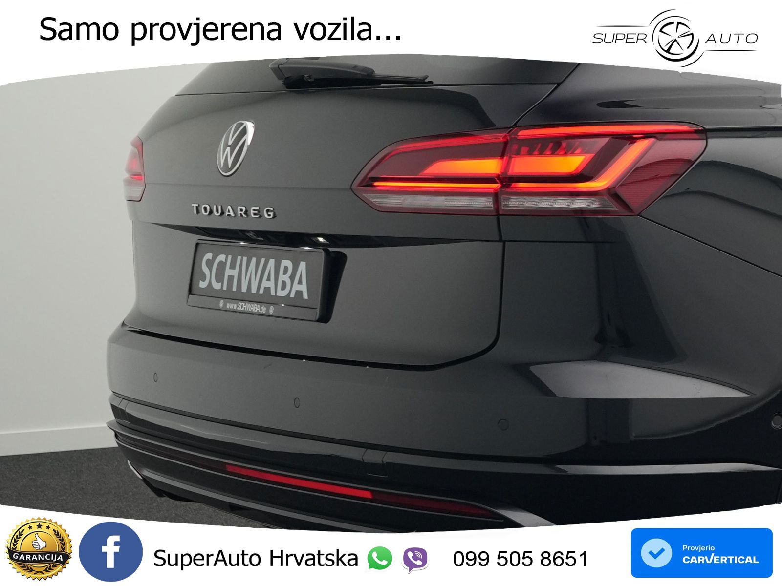 Volkswagen Touareg 3.0 V6 TDI (286 KS) 4MOTION Tiptronic R-Line ZRAČNI+ACC+4xGR SJED+KAM