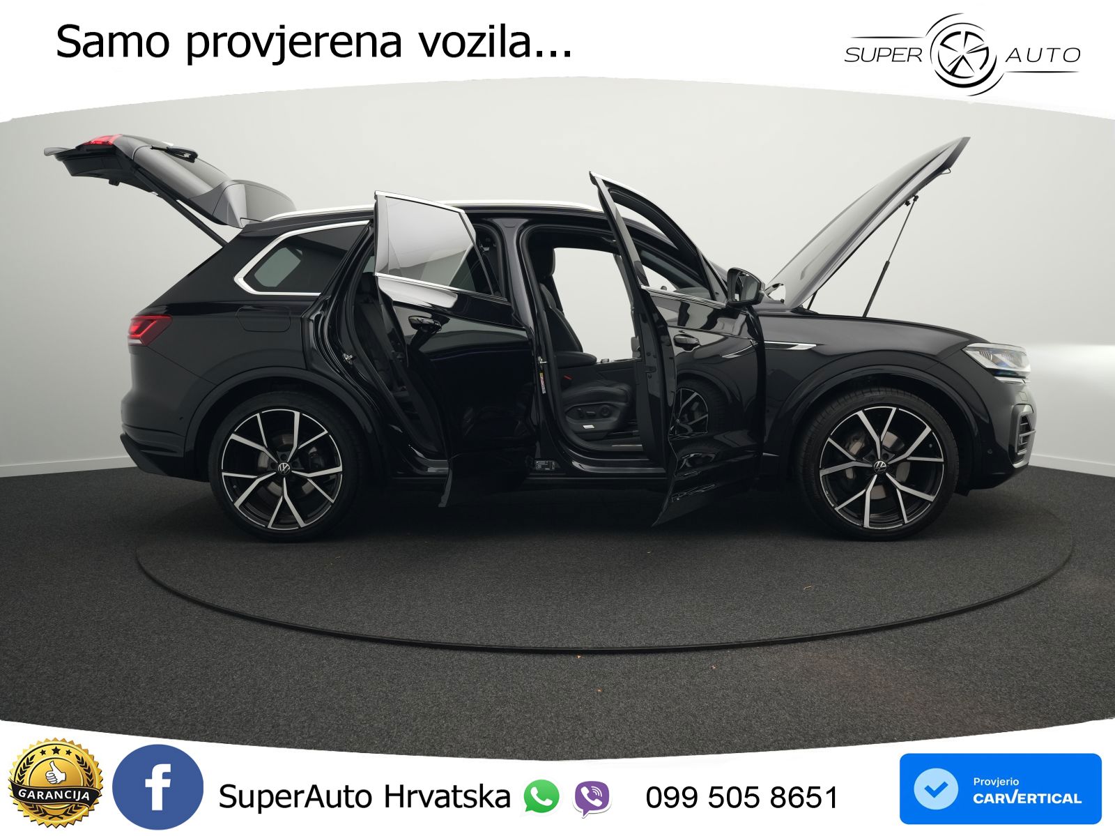 Volkswagen Touareg 3.0 V6 TDI (286 KS) 4MOTION Tiptronic R-Line ZRAČNI+ACC+4xGR SJED+KAM